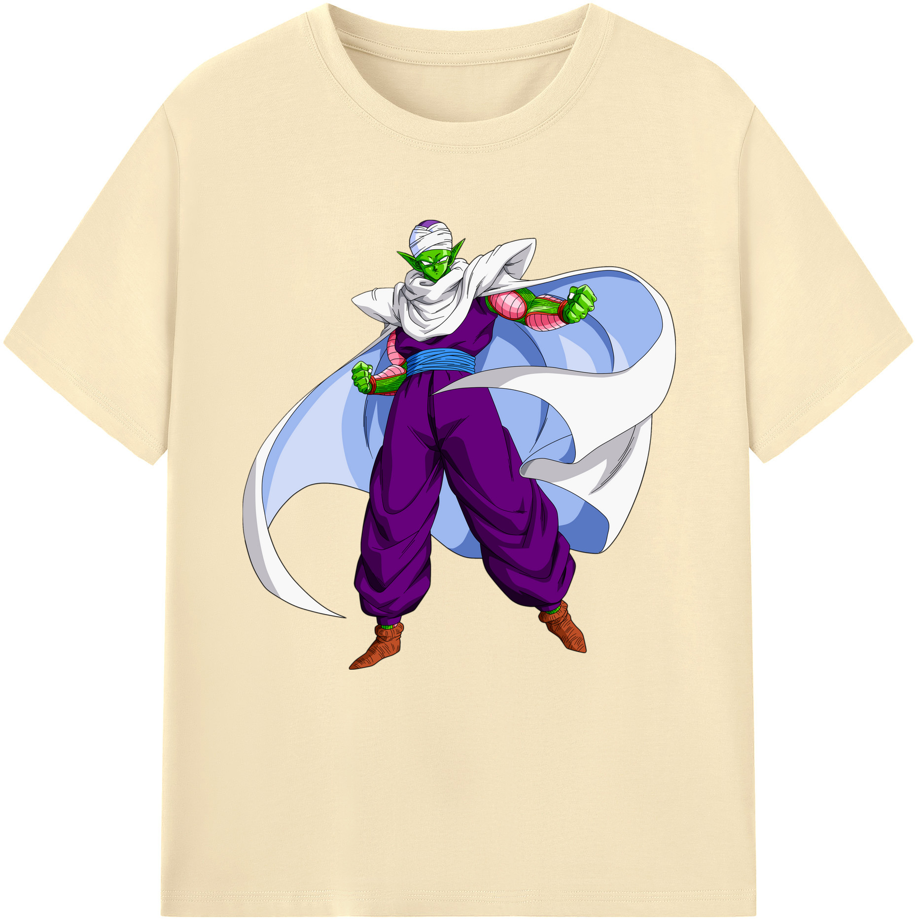 （画像用） ドラゴンボール ピッコロ DRAGON BALL Piccolo 綿100％半袖Tシャツ（フロントプリント）