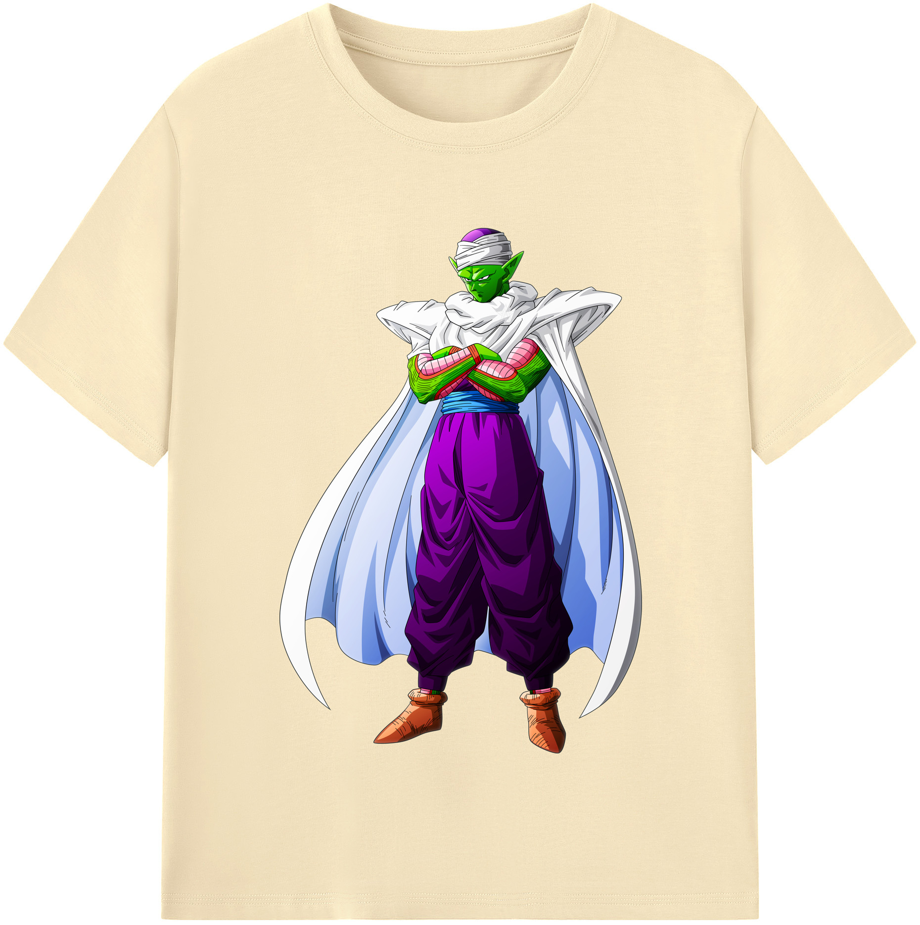 （画像用） ドラゴンボール ピッコロ DRAGON BALL Piccolo 綿100％半袖Tシャツ（フロントプリント）