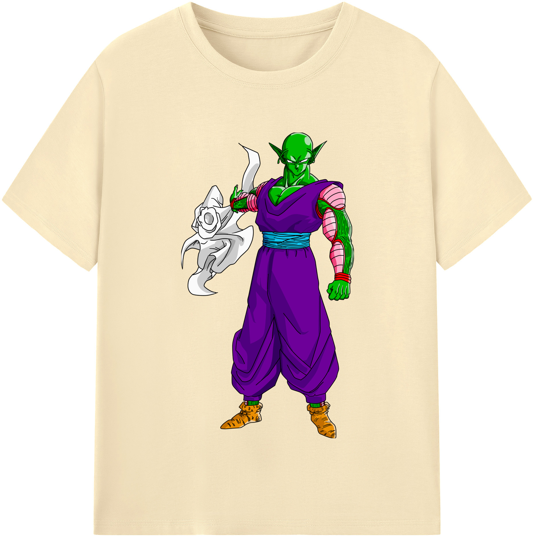 （画像用） ドラゴンボール ピッコロ DRAGON BALL Piccolo 綿100％半袖Tシャツ（フロントプリント）