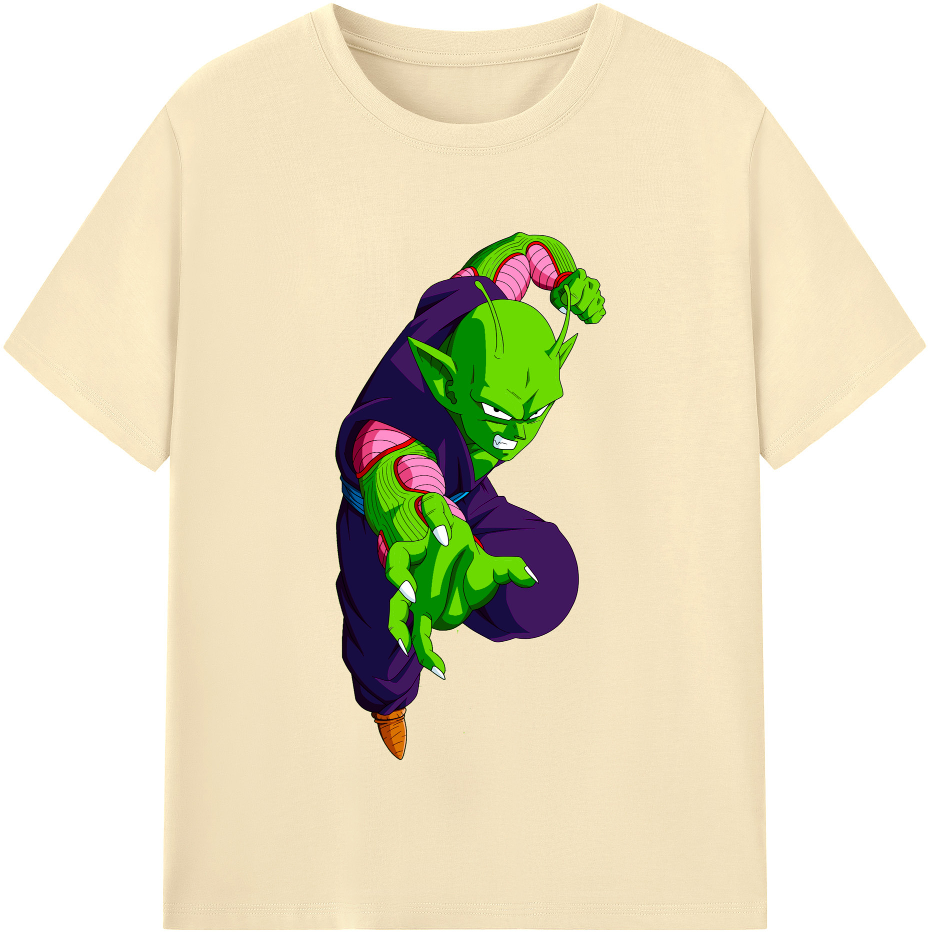 （画像用） ドラゴンボール ピッコロ DRAGON BALL Piccolo 綿100％半袖Tシャツ（フロントプリント）