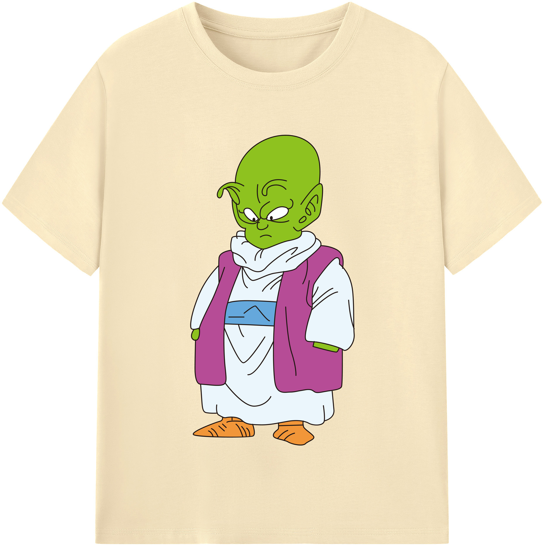 （画像用） ドラゴンボール ピッコロ DRAGON BALL Piccolo 綿100％半袖Tシャツ（フロントプリント）