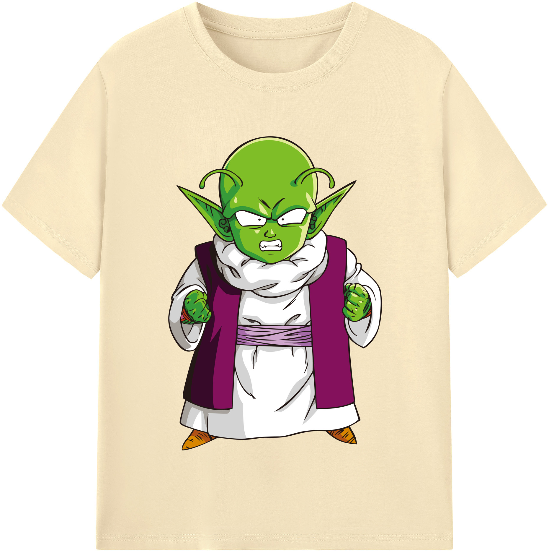（画像用） ドラゴンボール ピッコロ DRAGON BALL Piccolo 綿100％半袖Tシャツ（フロントプリント）