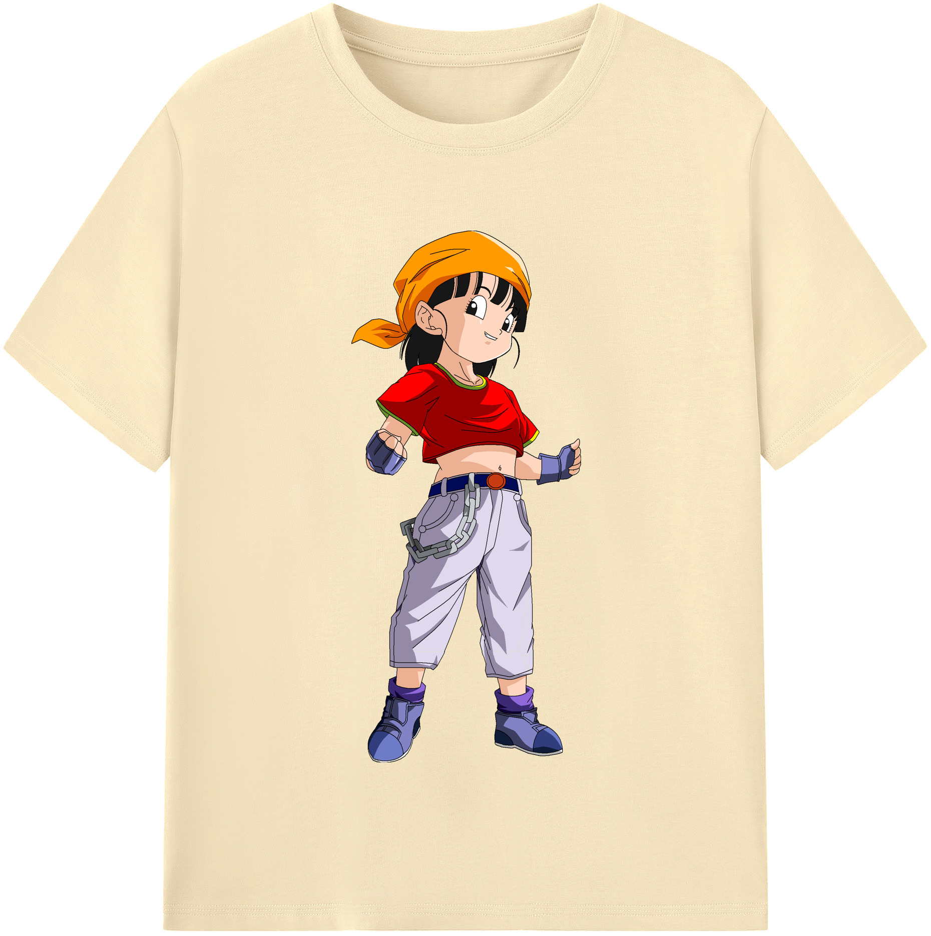 （画像用） ドラゴンボール パン DRAGON BALL Pan 綿100％半袖Tシャツ（フロントプリント）