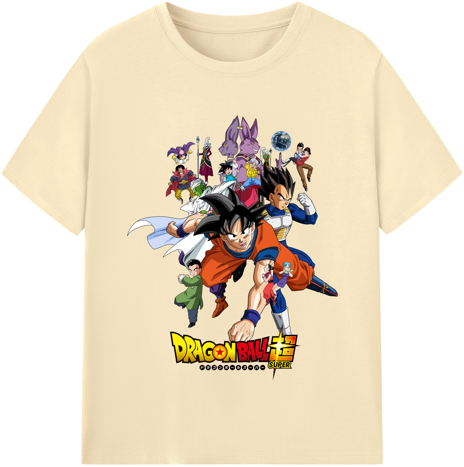 （画像用） ドラゴンボール DRAGON BALL 綿100％半袖Tシャツ（フロントプリント）