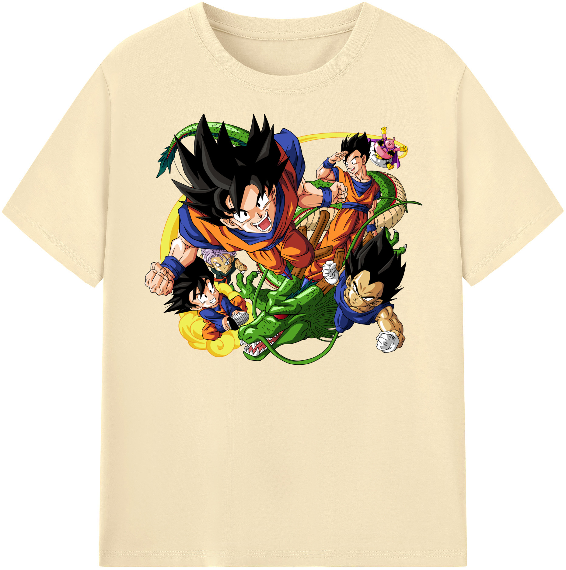 （画像用） ドラゴンボール DRAGON BALL 綿100％半袖Tシャツ（フロントプリント）