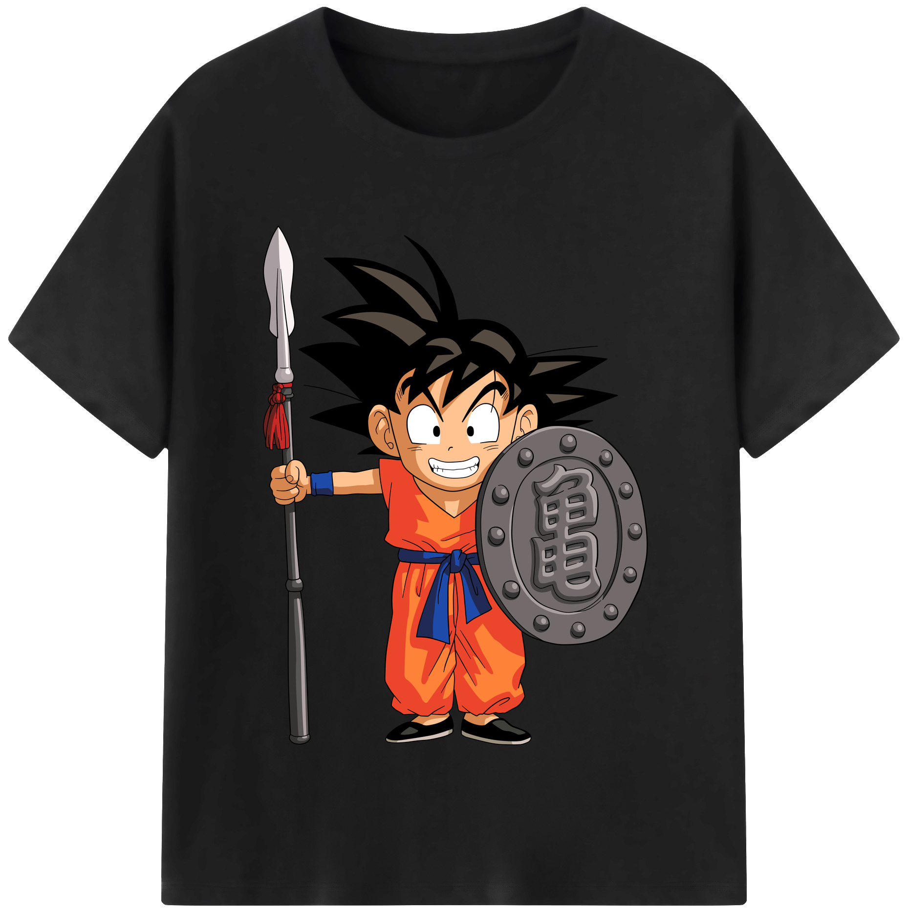 （画像用） ドラゴンボール 孫悟空（そん ごくう）Son Goku カカロット DRAGON BALL Kakarotto 綿100％半袖Tシャツ（フロントプリント）