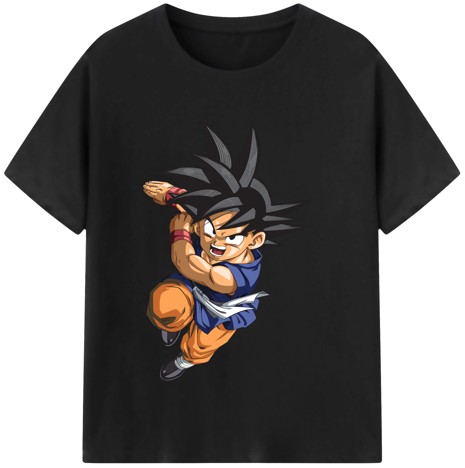 （画像用） ドラゴンボール 孫悟空（そん ごくう）Son Goku カカロット DRAGON BALL Kakarotto 綿100％半袖Tシャツ（フロントプリント）
