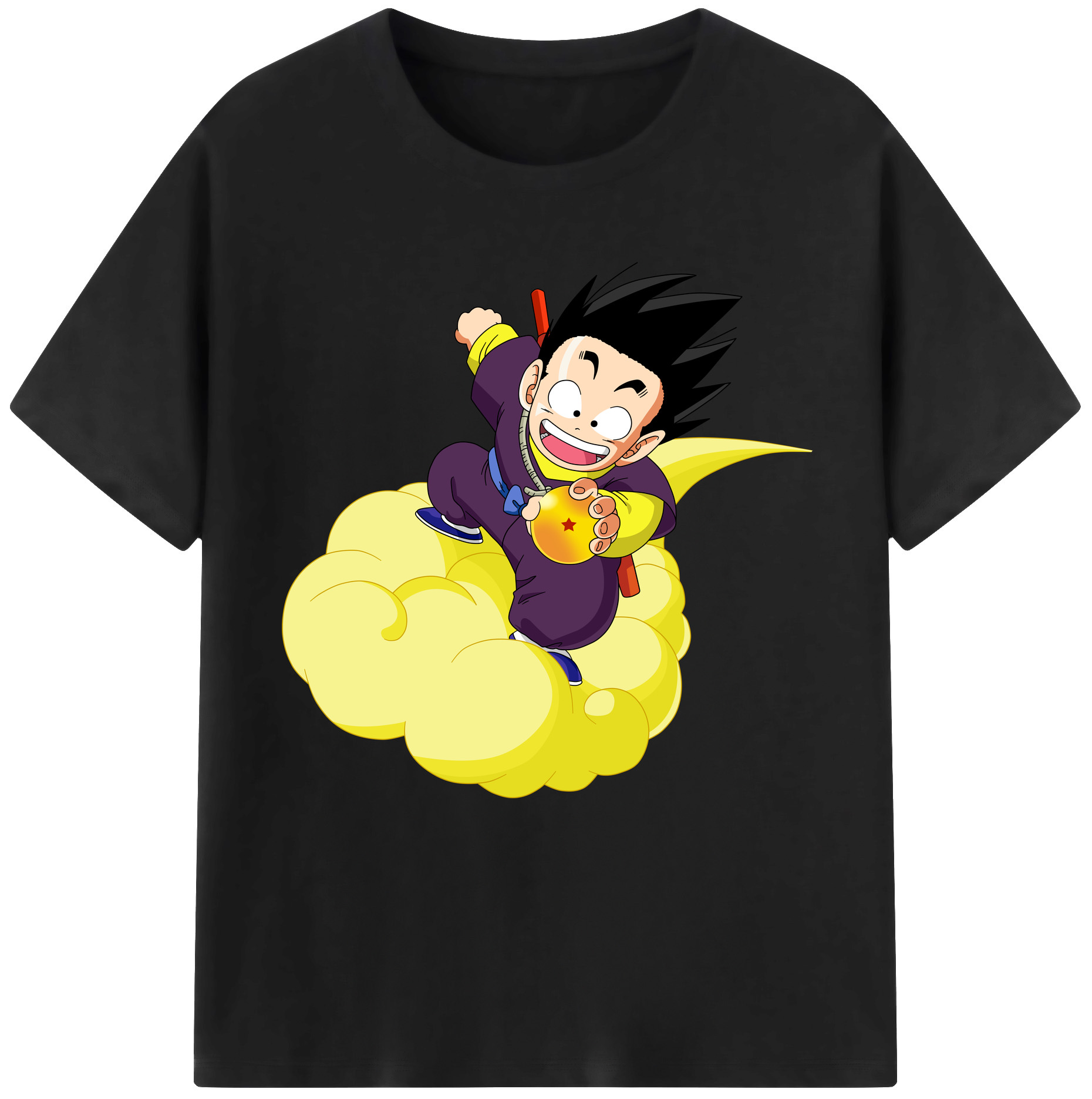 （画像用） ドラゴンボール 孫悟空（そん ごくう）Son Goku カカロット DRAGON BALL Kakarotto 綿100％半袖Tシャツ（フロントプリント）