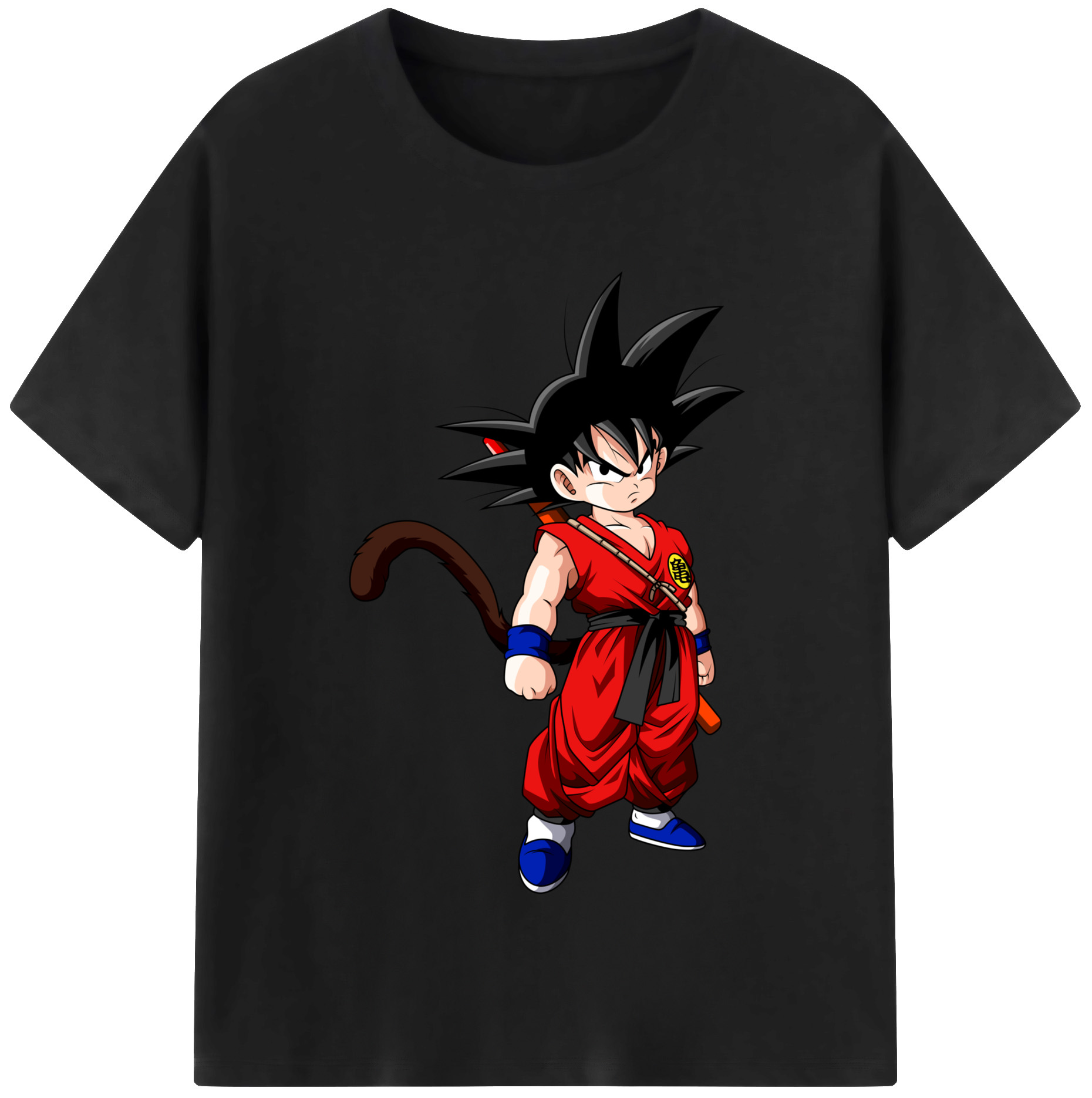 （画像用） ドラゴンボール 孫悟空（そん ごくう）Son Goku カカロット DRAGON BALL Kakarotto 綿100％半袖Tシャツ（フロントプリント）