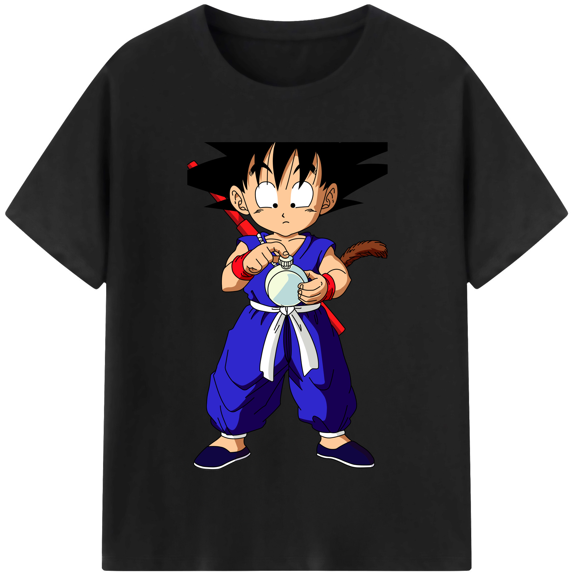 （画像用） ドラゴンボール 孫悟空（そん ごくう）Son Goku カカロット DRAGON BALL Kakarotto 綿100％半袖Tシャツ（フロントプリント）