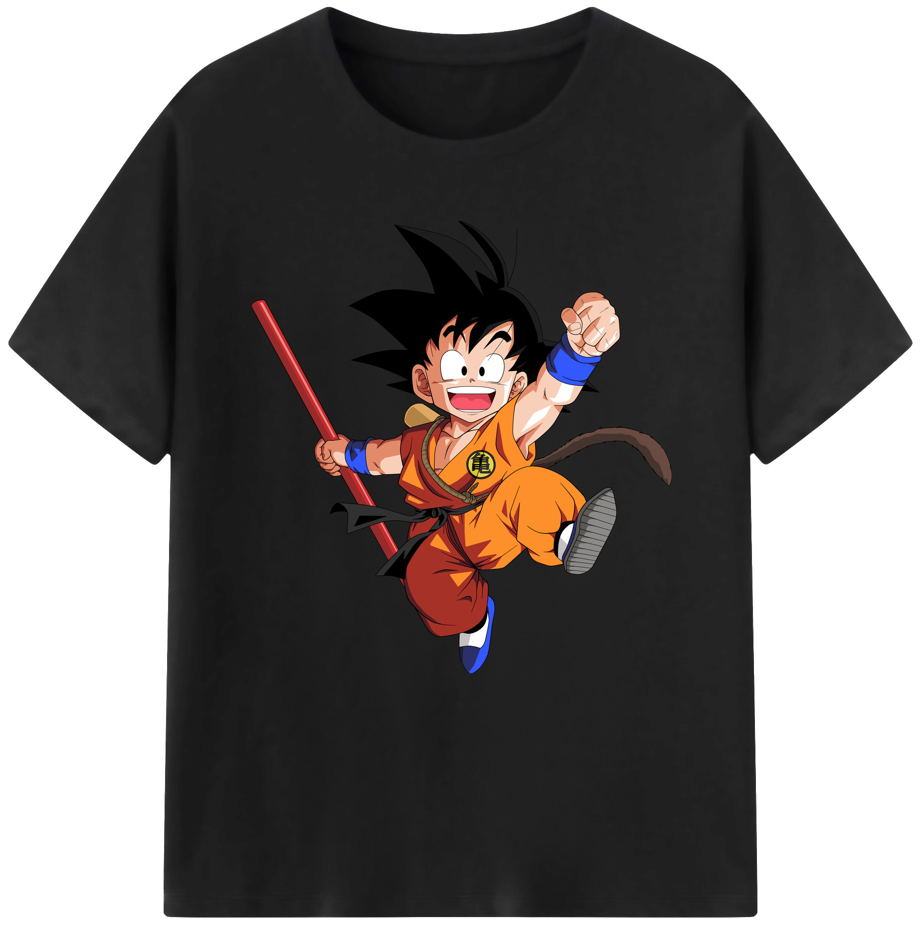 （画像用） ドラゴンボール 孫悟空（そん ごくう）Son Goku カカロット DRAGON BALL Kakarotto 綿100％半袖Tシャツ（フロントプリント）