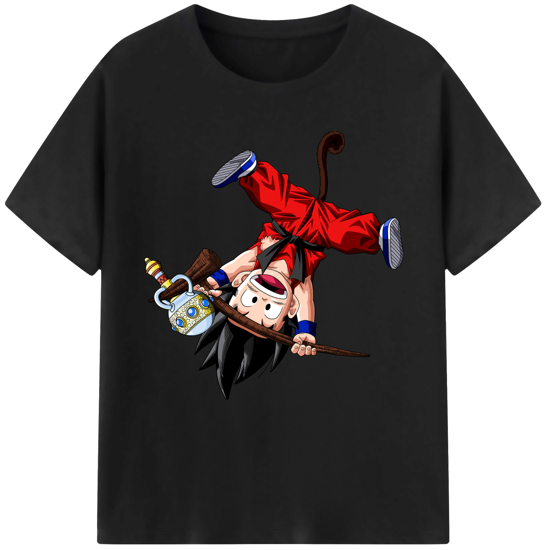 （画像用） ドラゴンボール 孫悟空（そん ごくう）Son Goku カカロット DRAGON BALL Kakarotto 綿100％半袖Tシャツ（フロントプリント）