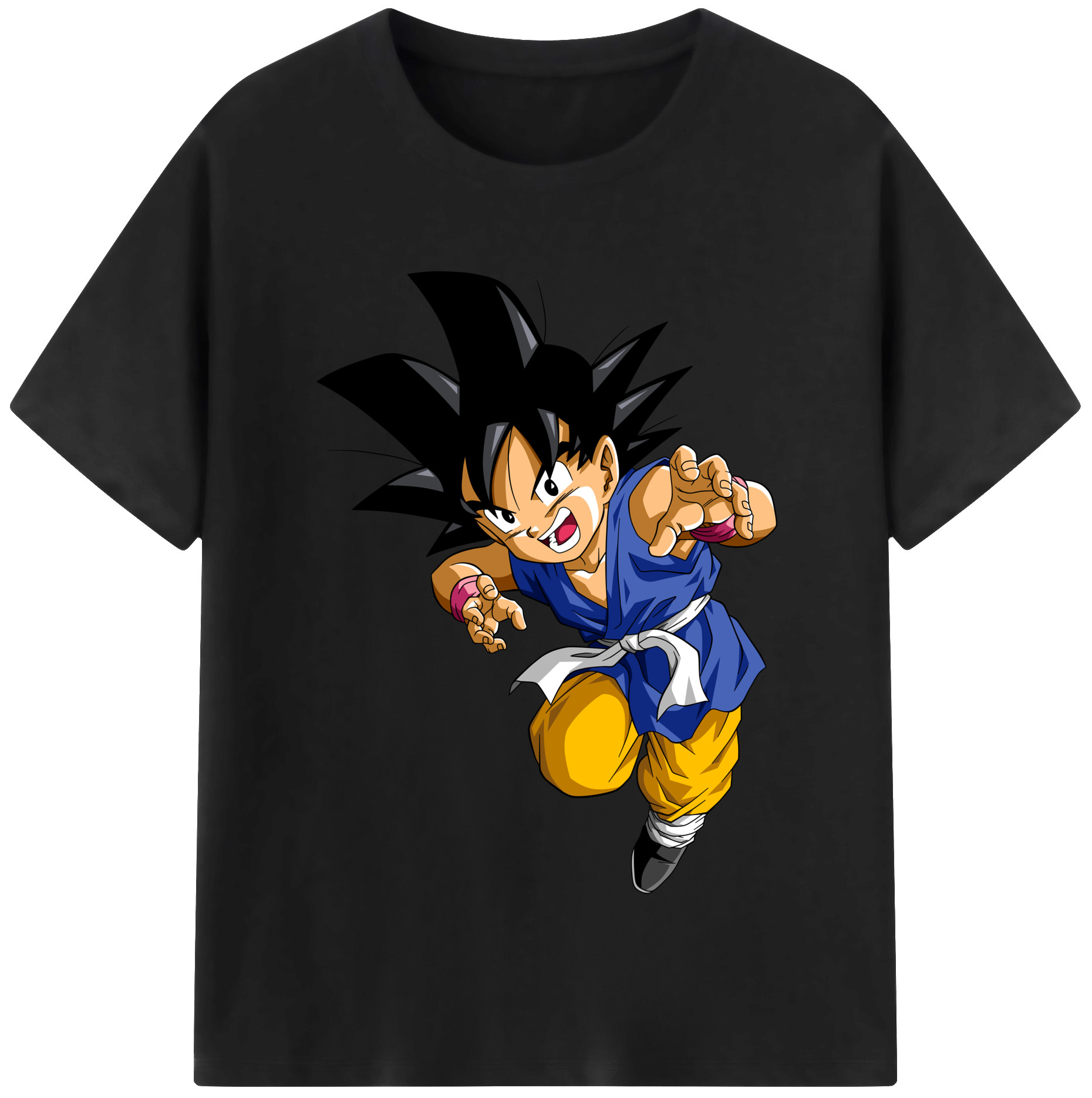 （画像用） ドラゴンボール 孫悟空（そん ごくう）Son Goku カカロット DRAGON BALL Kakarotto 綿100％半袖Tシャツ（フロントプリント）