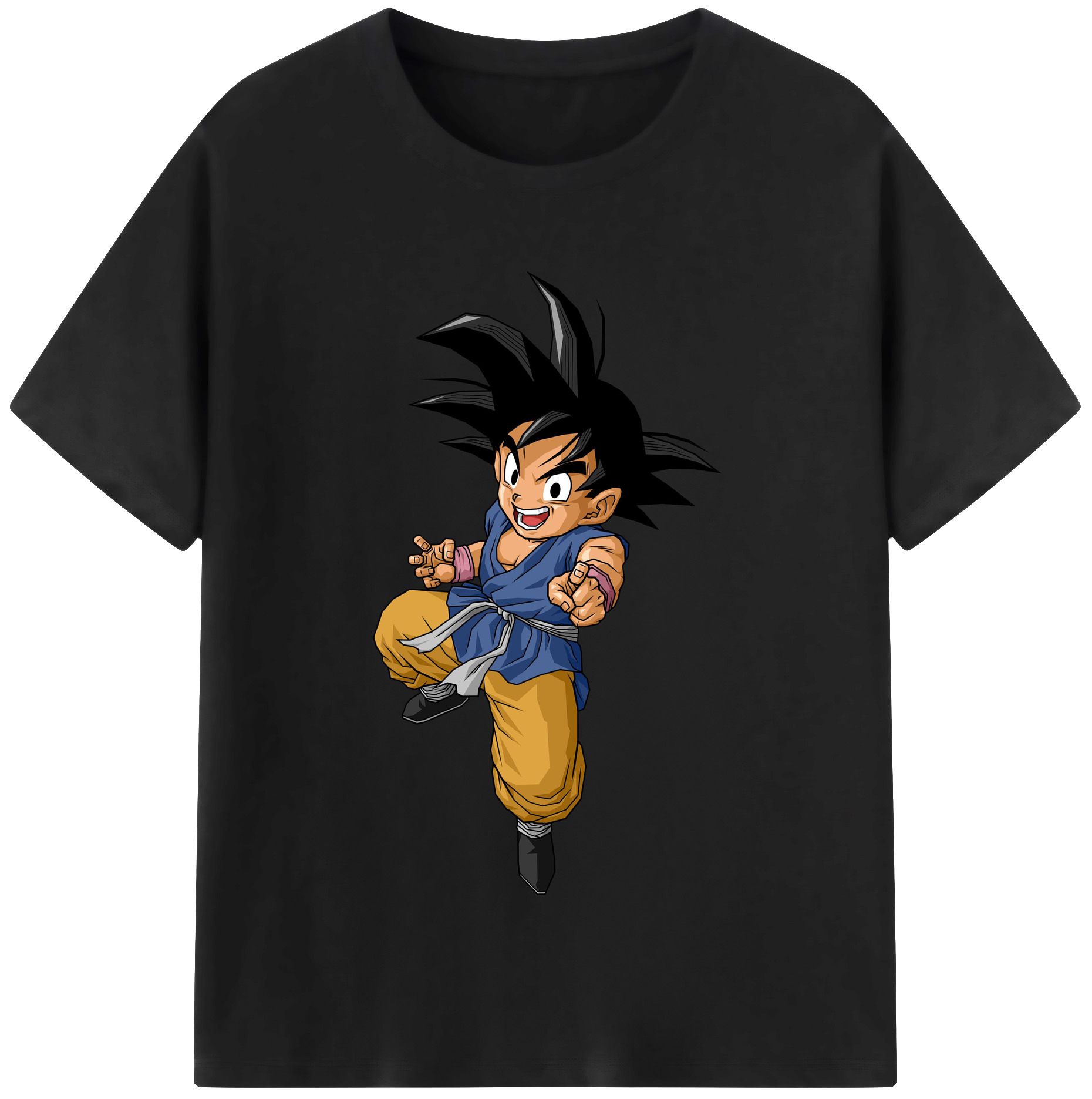 （画像用） ドラゴンボール 孫悟空（そん ごくう）Son Goku カカロット DRAGON BALL Kakarotto 綿100％半袖Tシャツ（フロントプリント）