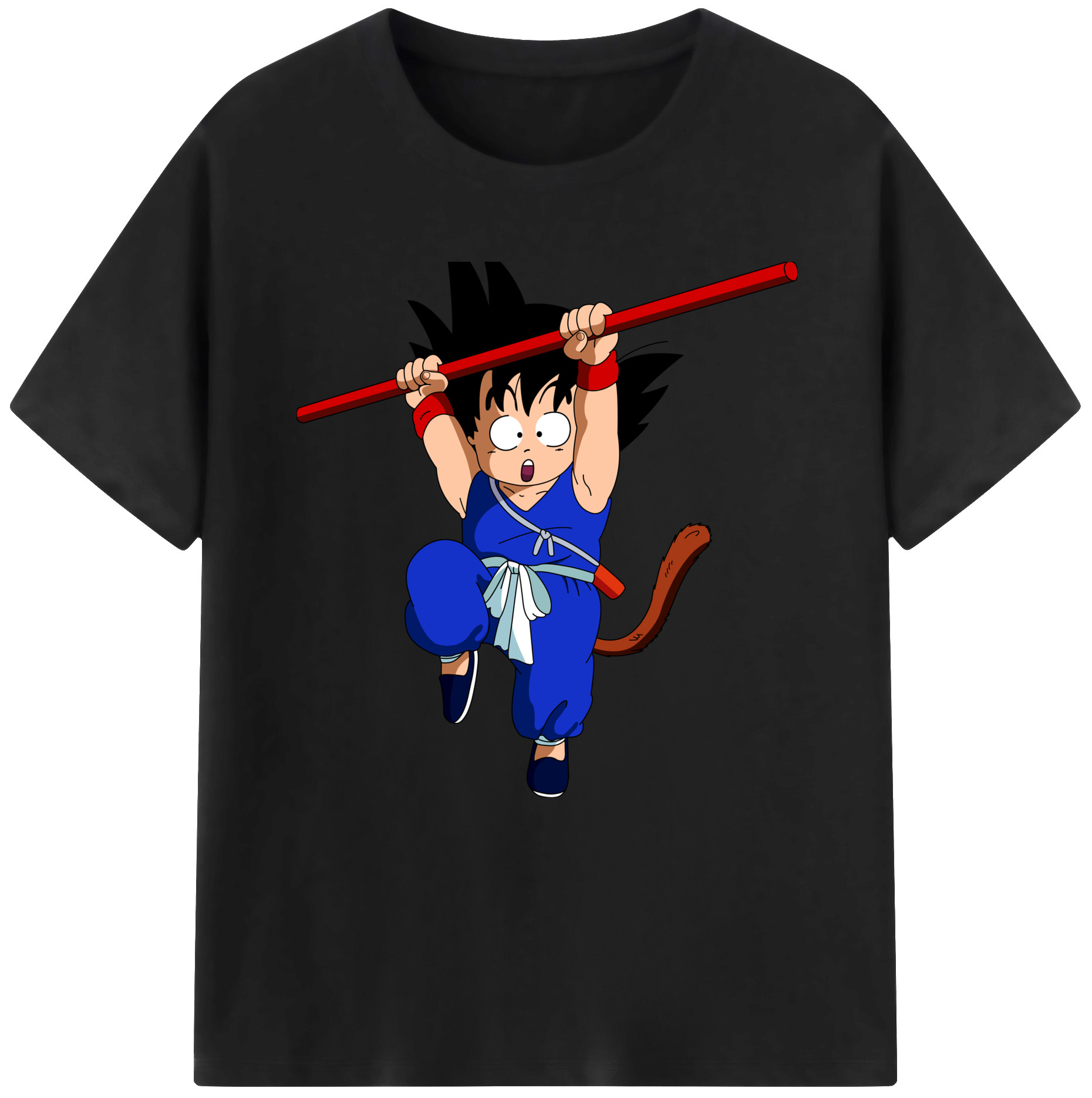 （画像用） ドラゴンボール 孫悟空（そん ごくう）Son Goku カカロット DRAGON BALL Kakarotto 綿100％半袖Tシャツ（フロントプリント）