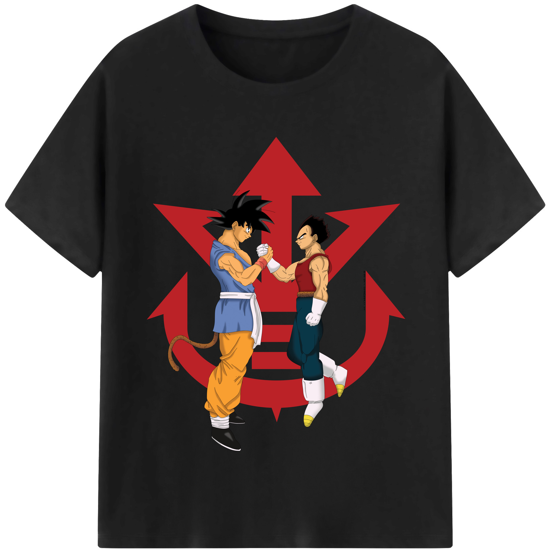 （画像用） ドラゴンボール 孫悟空（そん ごくう）Son Goku カカロット DRAGON BALL Kakarotto 綿100％半袖Tシャツ（フロントプリント）