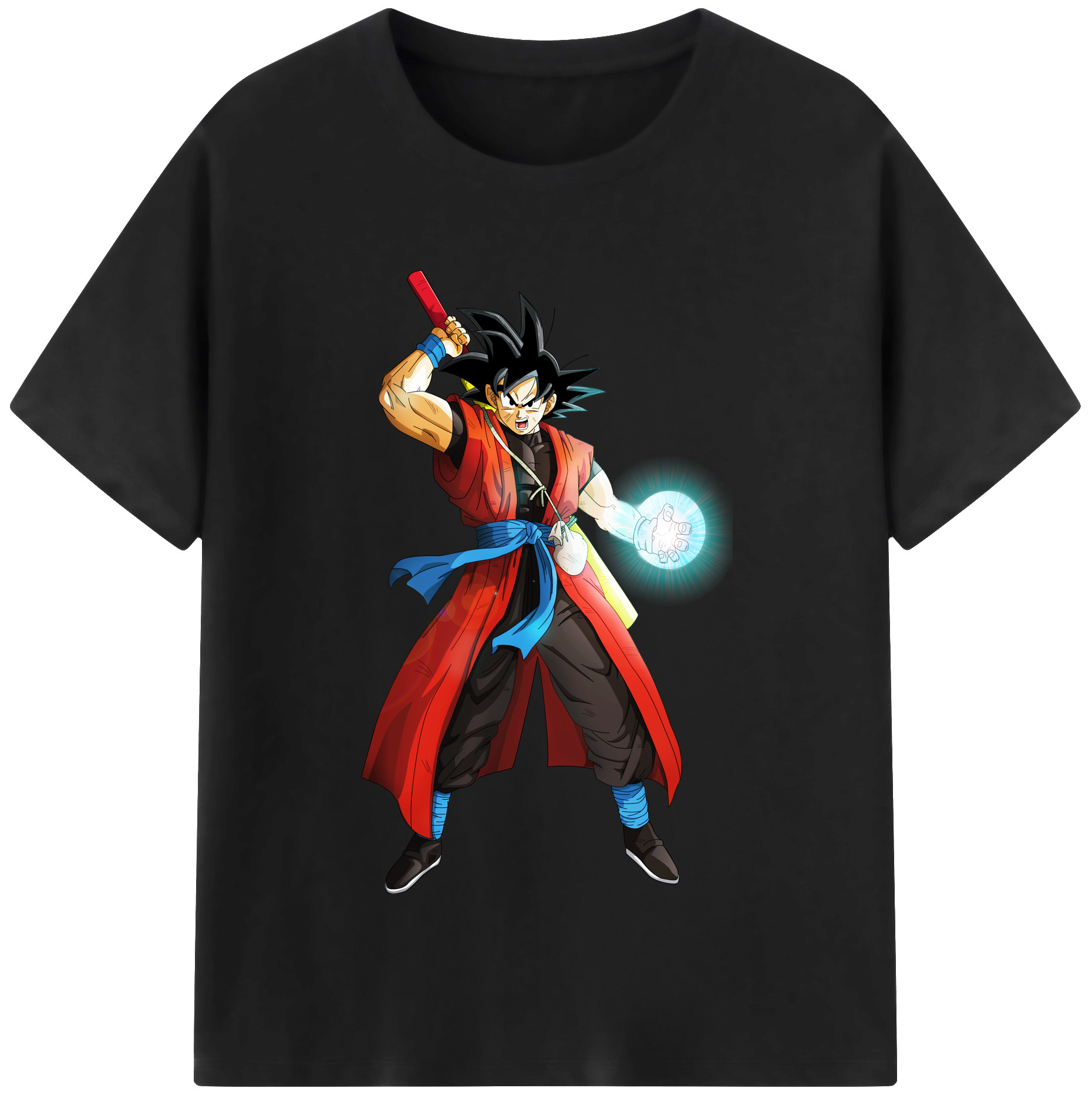（画像用） ドラゴンボール 孫悟空（そん ごくう）Son Goku カカロット DRAGON BALL Kakarotto 綿100％半袖Tシャツ（フロントプリント）
