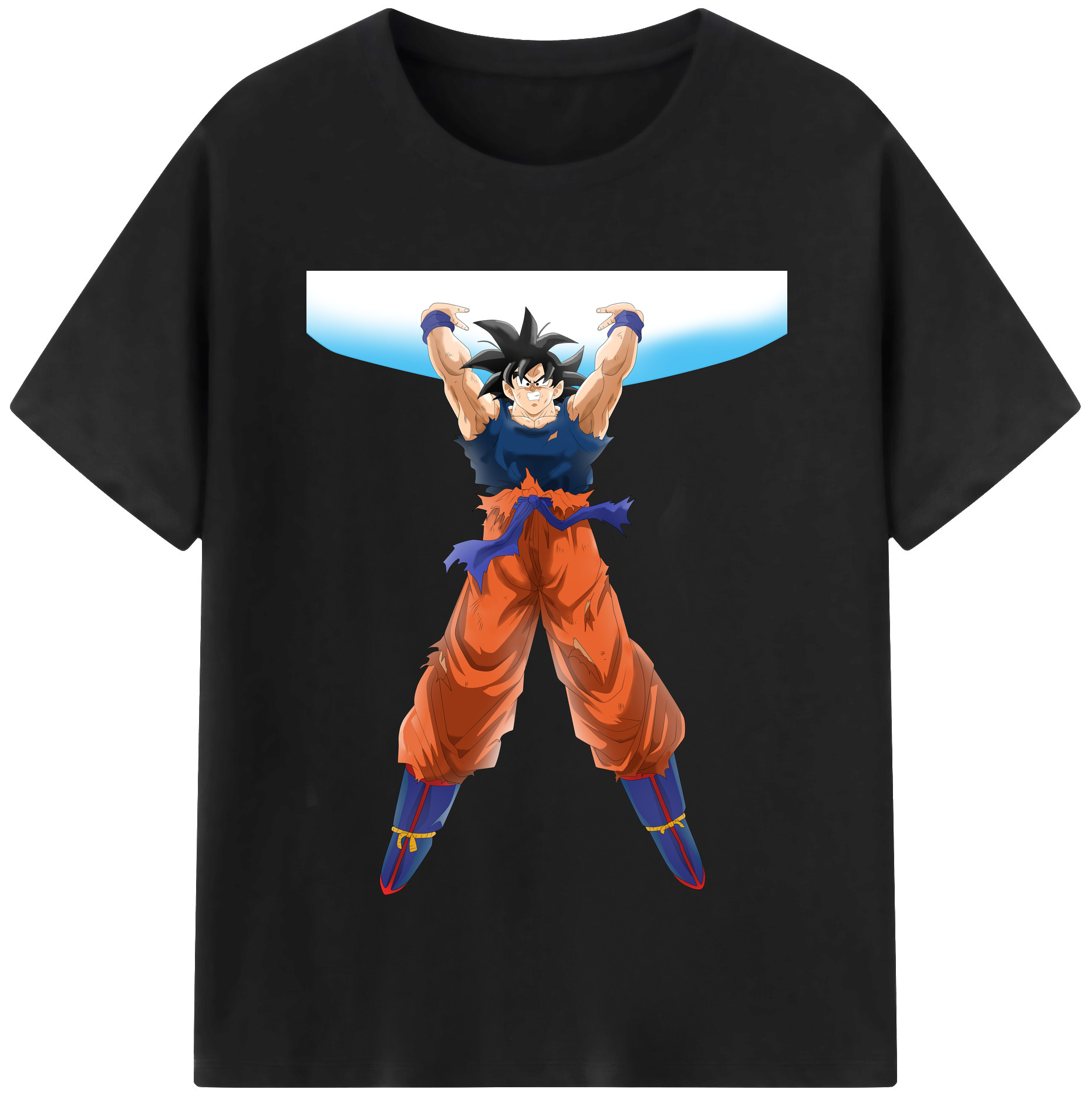 （画像用） ドラゴンボール 孫悟空（そん ごくう）Son Goku カカロット DRAGON BALL Kakarotto 綿100％半袖Tシャツ（フロントプリント）