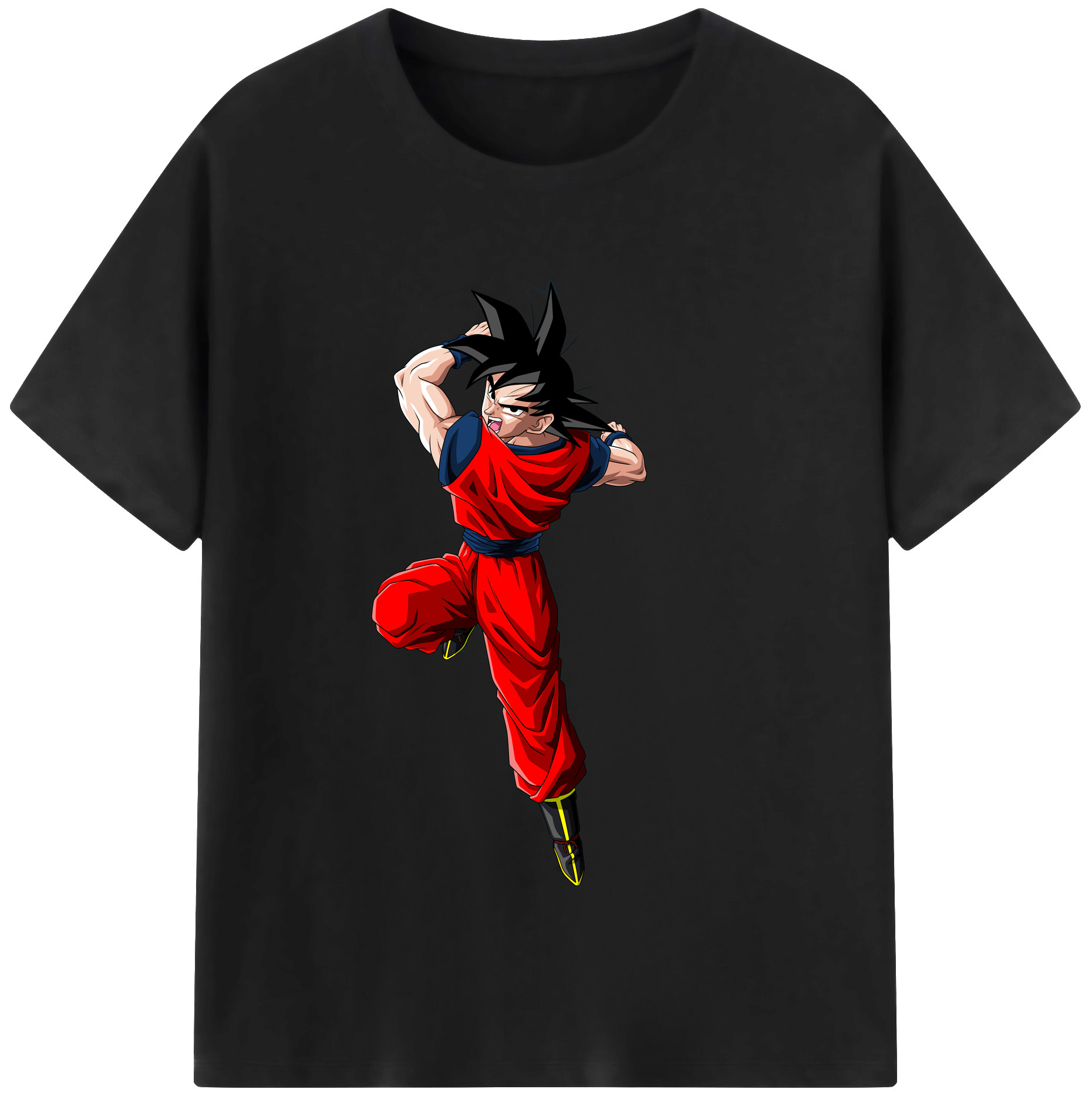 （画像用） ドラゴンボール 孫悟空（そん ごくう）Son Goku カカロット DRAGON BALL Kakarotto 綿100％半袖Tシャツ（フロントプリント）