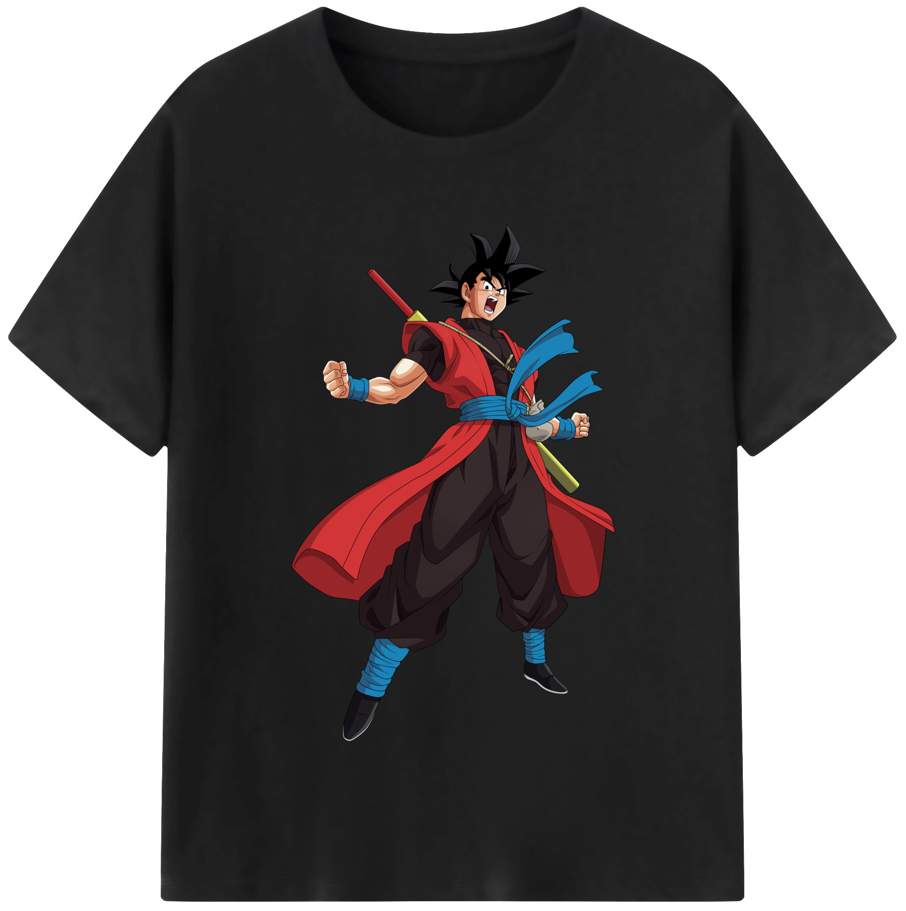 （画像用） ドラゴンボール 孫悟空（そん ごくう）Son Goku カカロット DRAGON BALL Kakarotto 綿100％半袖Tシャツ（フロントプリント）