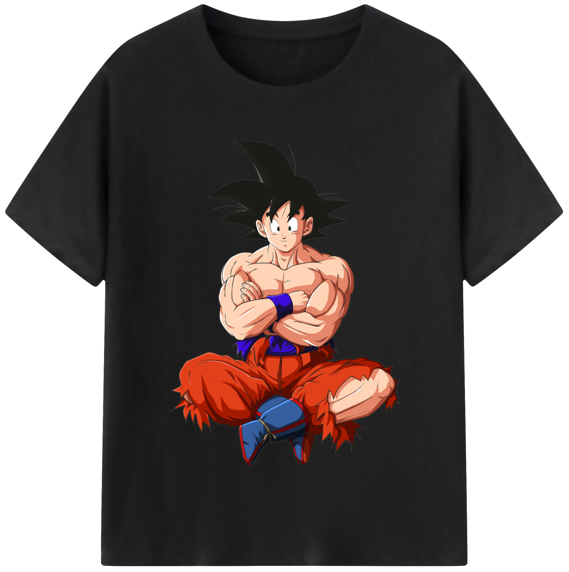 （画像用） ドラゴンボール 孫悟空（そん ごくう）Son Goku カカロット DRAGON BALL Kakarotto 綿100％半袖Tシャツ（フロントプリント）