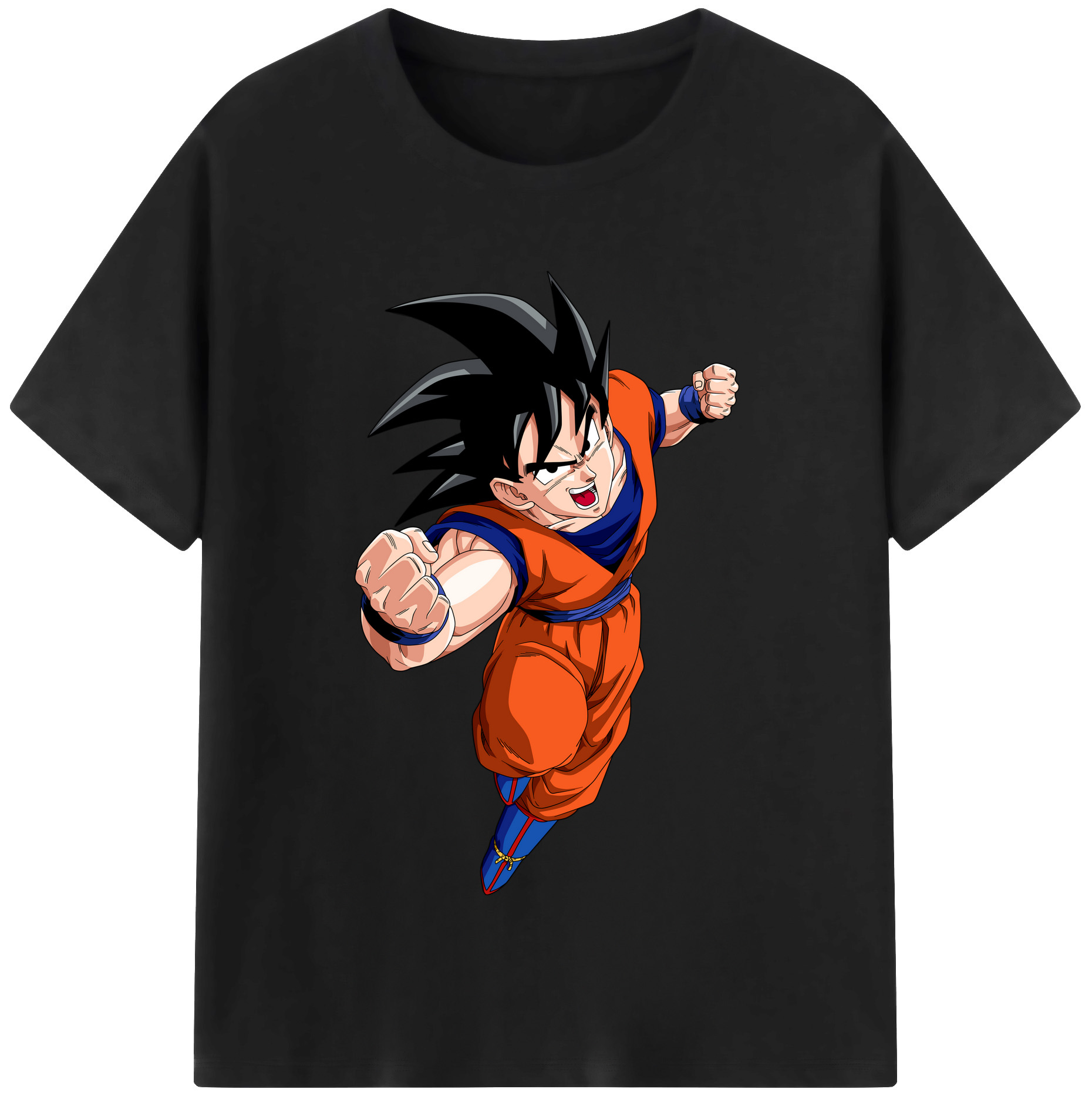 （画像用） ドラゴンボール 孫悟空（そん ごくう）Son Goku カカロット DRAGON BALL Kakarotto 綿100％半袖Tシャツ（フロントプリント）
