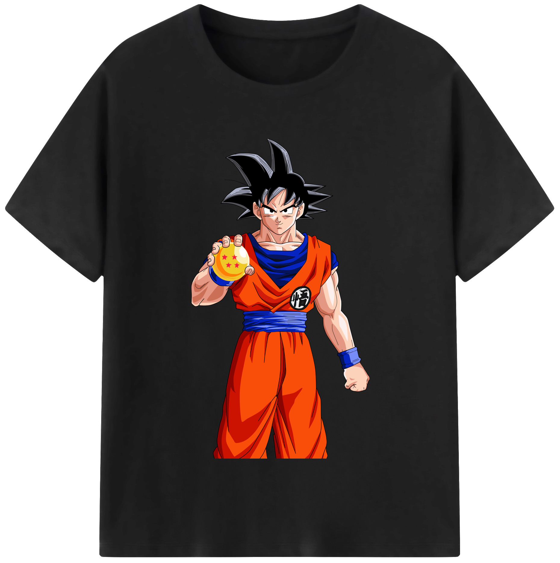 （画像用） ドラゴンボール 孫悟空（そん ごくう）Son Goku カカロット DRAGON BALL Kakarotto 綿100％半袖Tシャツ（フロントプリント）