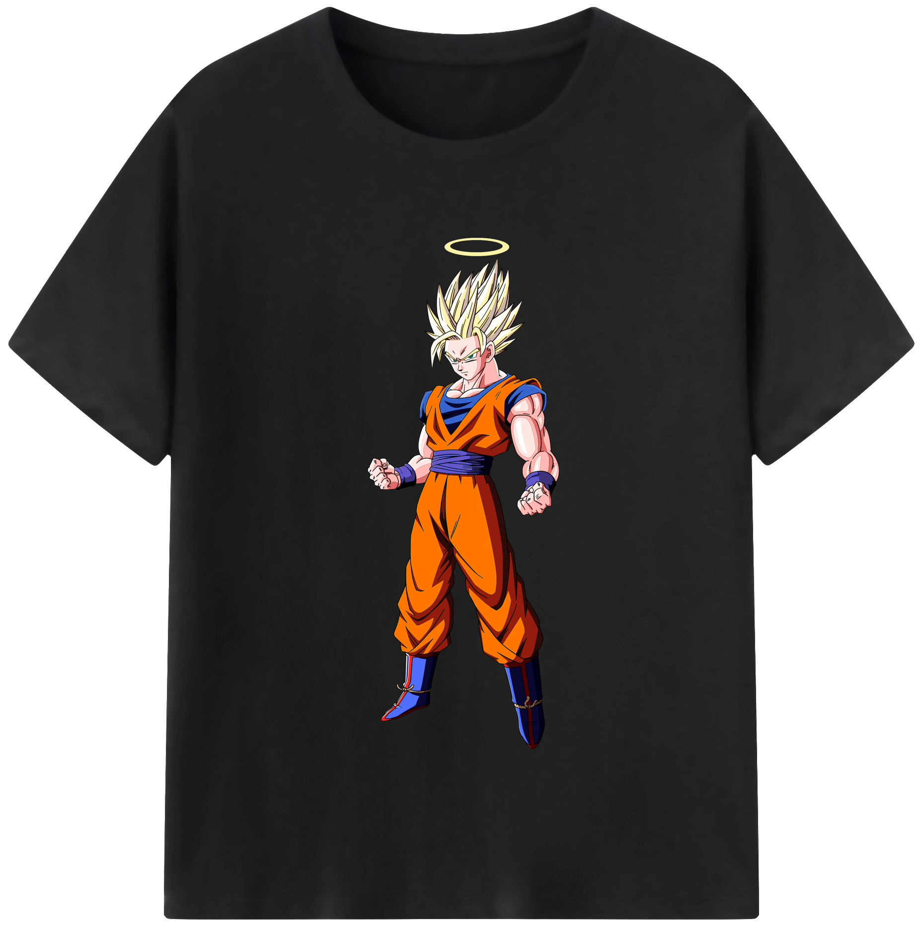 （画像用） ドラゴンボール 孫悟空（そん ごくう）Son Goku カカロット DRAGON BALL Kakarotto 綿100％半袖Tシャツ（フロントプリント）