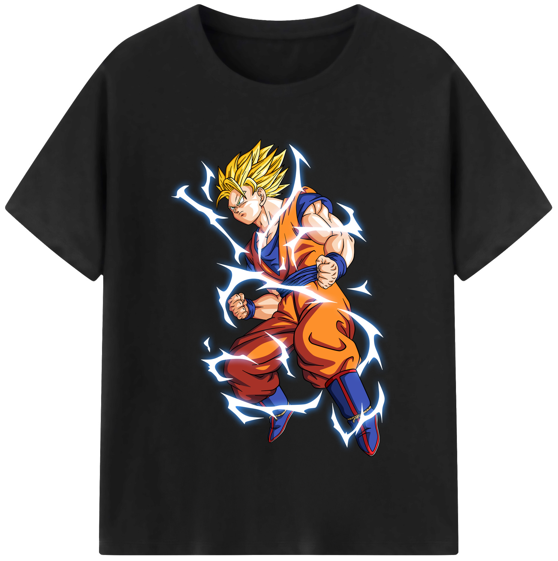 （画像用） ドラゴンボール 孫悟空（そん ごくう）Son Goku カカロット DRAGON BALL Kakarotto 綿100％半袖Tシャツ（フロントプリント）