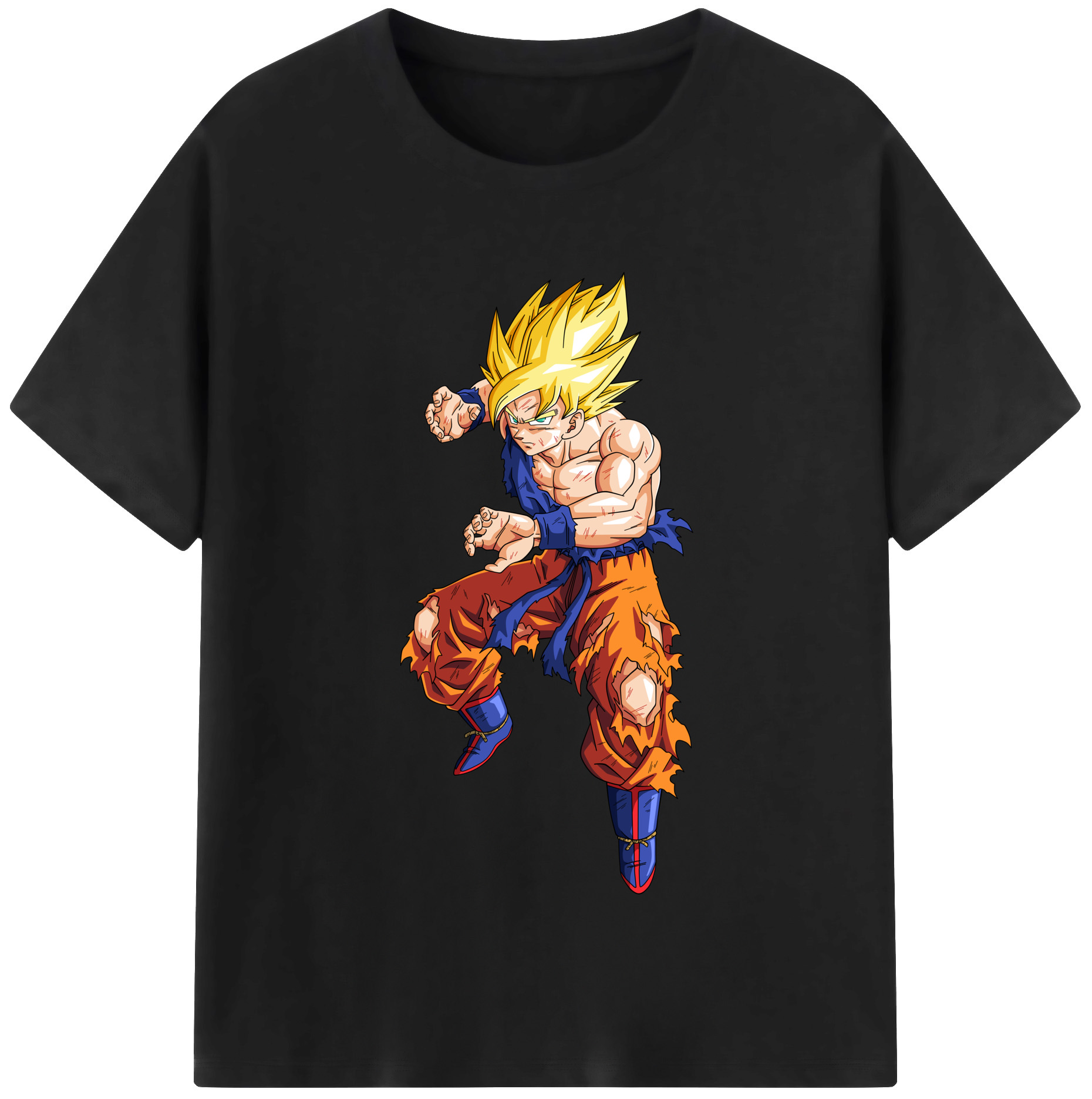 （画像用） ドラゴンボール 孫悟空（そん ごくう）Son Goku カカロット DRAGON BALL Kakarotto 綿100％半袖Tシャツ（フロントプリント）