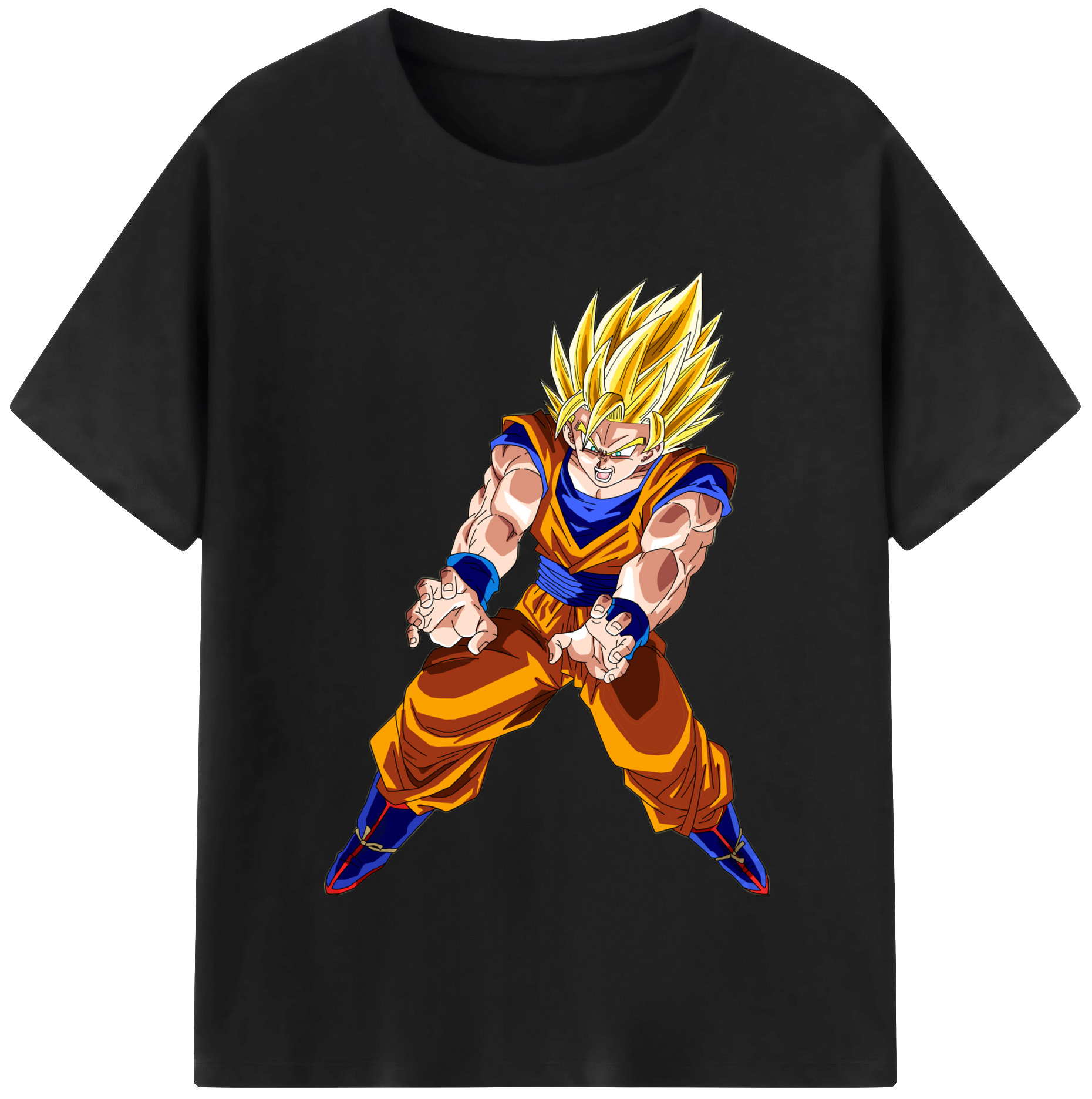 （画像用） ドラゴンボール 孫悟空（そん ごくう）Son Goku カカロット DRAGON BALL Kakarotto 綿100％半袖Tシャツ（フロントプリント）