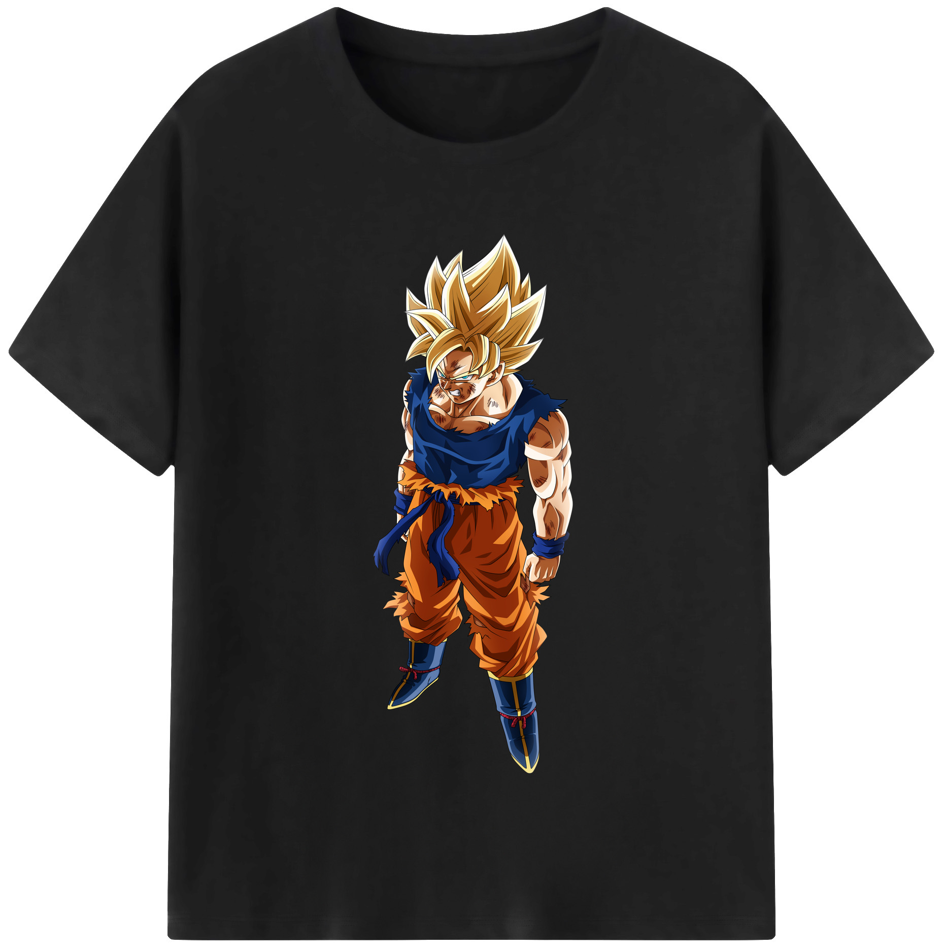 （画像用） ドラゴンボール 孫悟空（そん ごくう）Son Goku カカロット DRAGON BALL Kakarotto 綿100％半袖Tシャツ（フロントプリント）