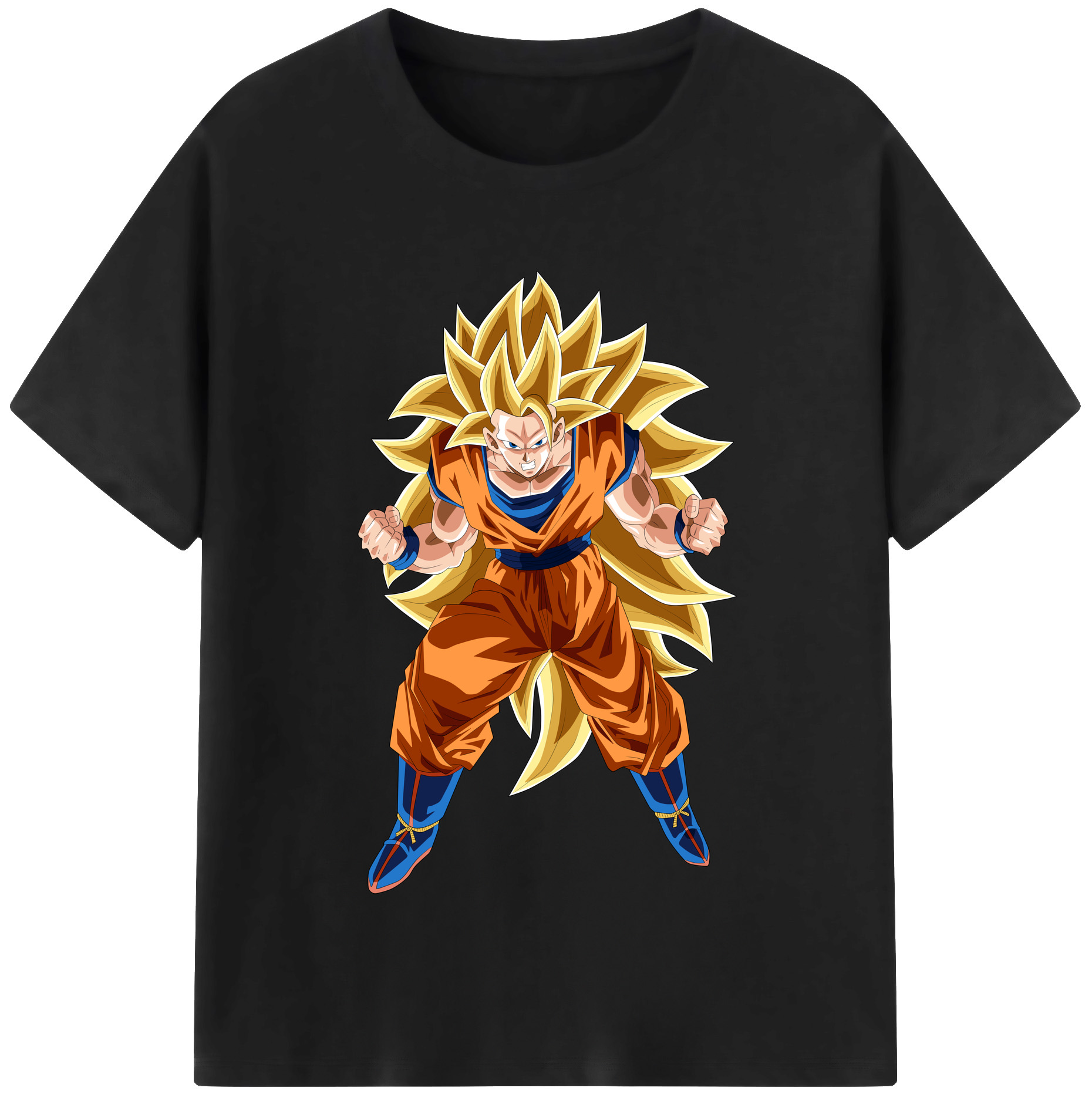 （画像用） ドラゴンボール 孫悟空（そん ごくう）Son Goku カカロット DRAGON BALL Kakarotto 綿100％半袖Tシャツ（フロントプリント）