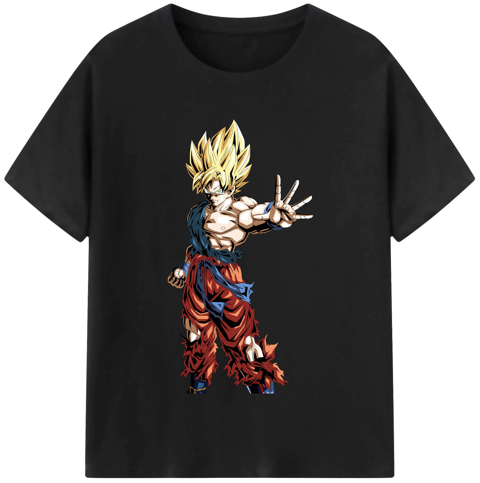 （画像用） ドラゴンボール 孫悟空（そん ごくう）Son Goku カカロット DRAGON BALL Kakarotto 綿100％半袖Tシャツ（フロントプリント）