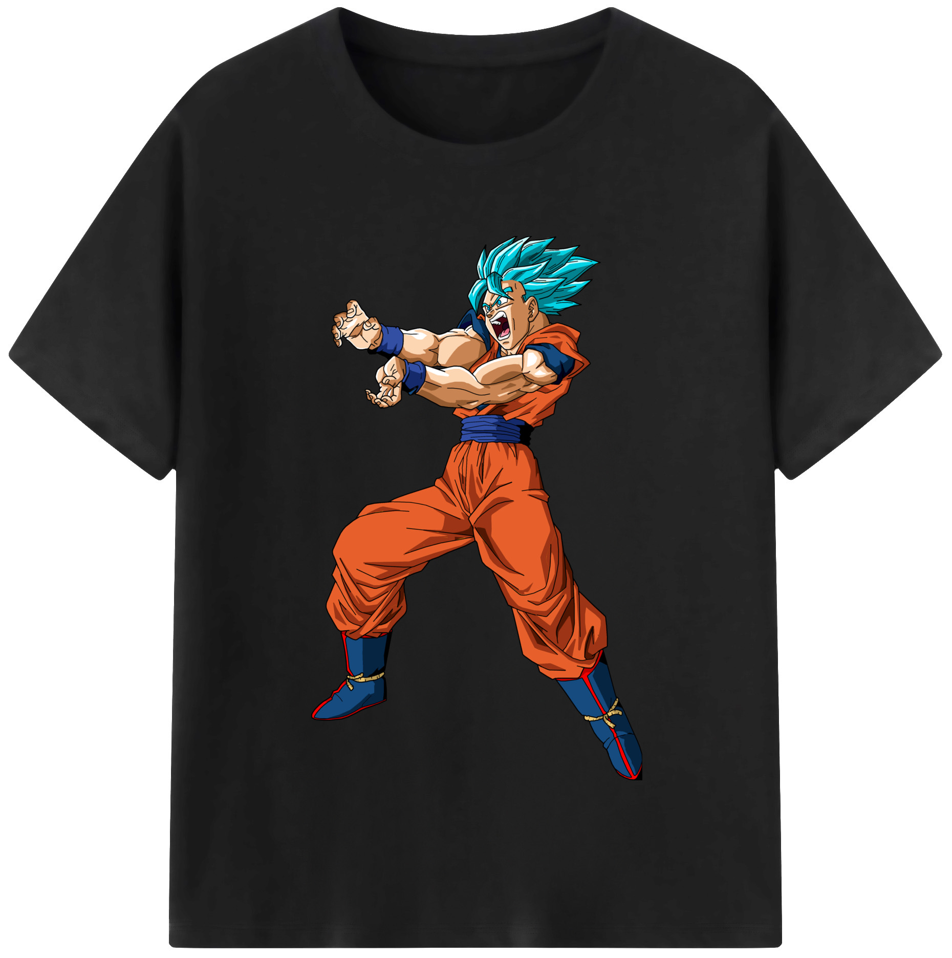 （画像用） ドラゴンボール 孫悟空（そん ごくう）Son Goku カカロット DRAGON BALL Kakarotto 綿100％半袖Tシャツ（フロントプリント）