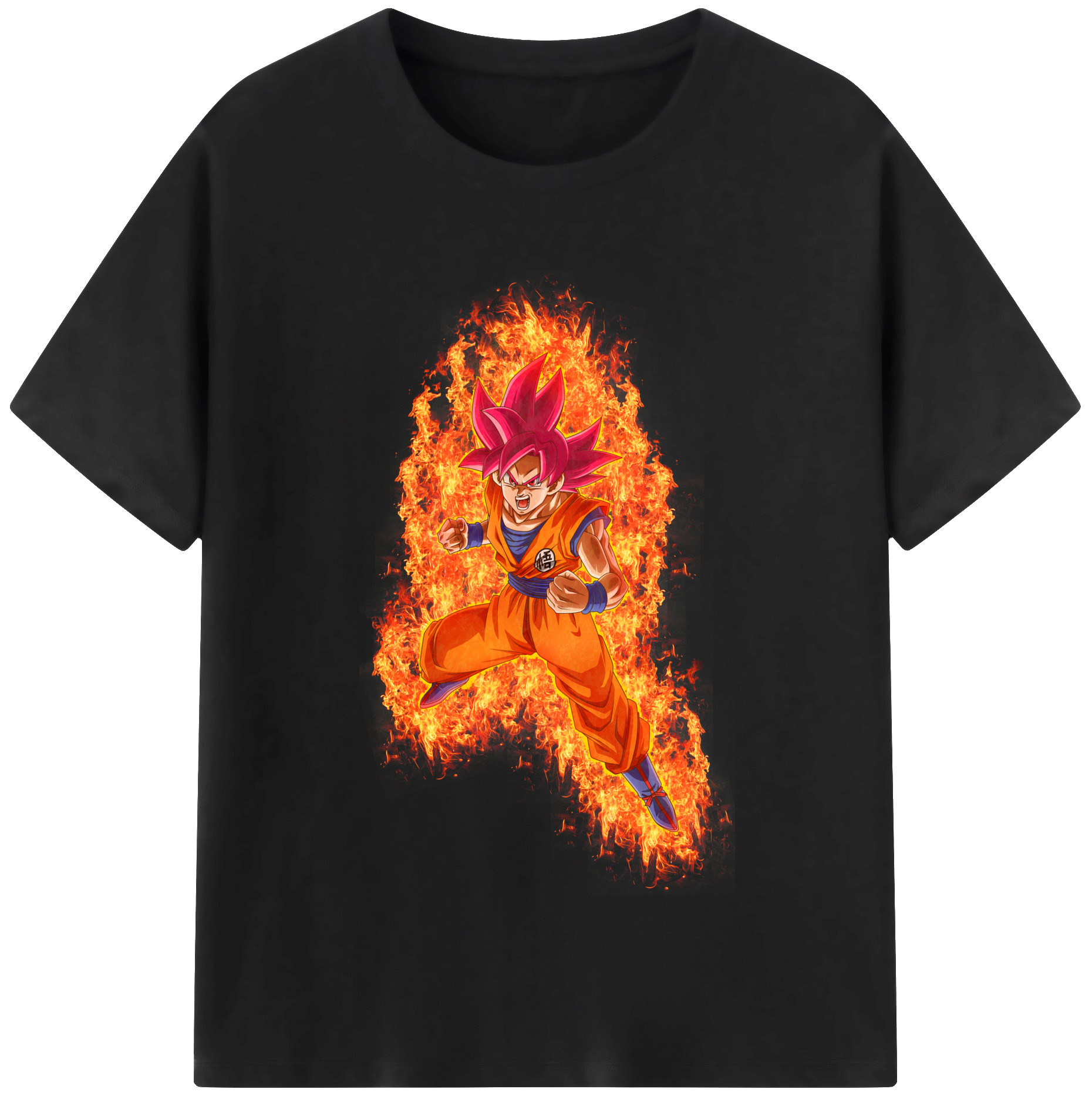（画像用） ドラゴンボール 孫悟空（そん ごくう）Son Goku カカロット DRAGON BALL Kakarotto 綿100％半袖Tシャツ（フロントプリント）