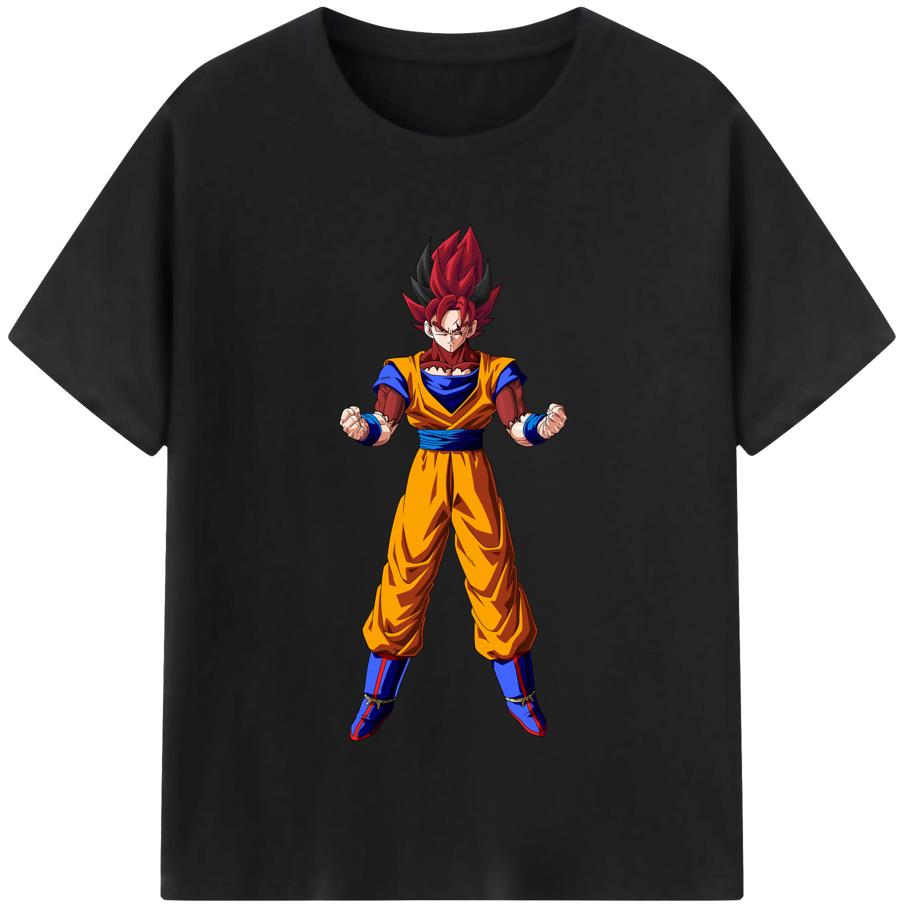 （画像用） ドラゴンボール 孫悟空（そん ごくう）Son Goku カカロット DRAGON BALL Kakarotto 綿100％半袖Tシャツ（フロントプリント）
