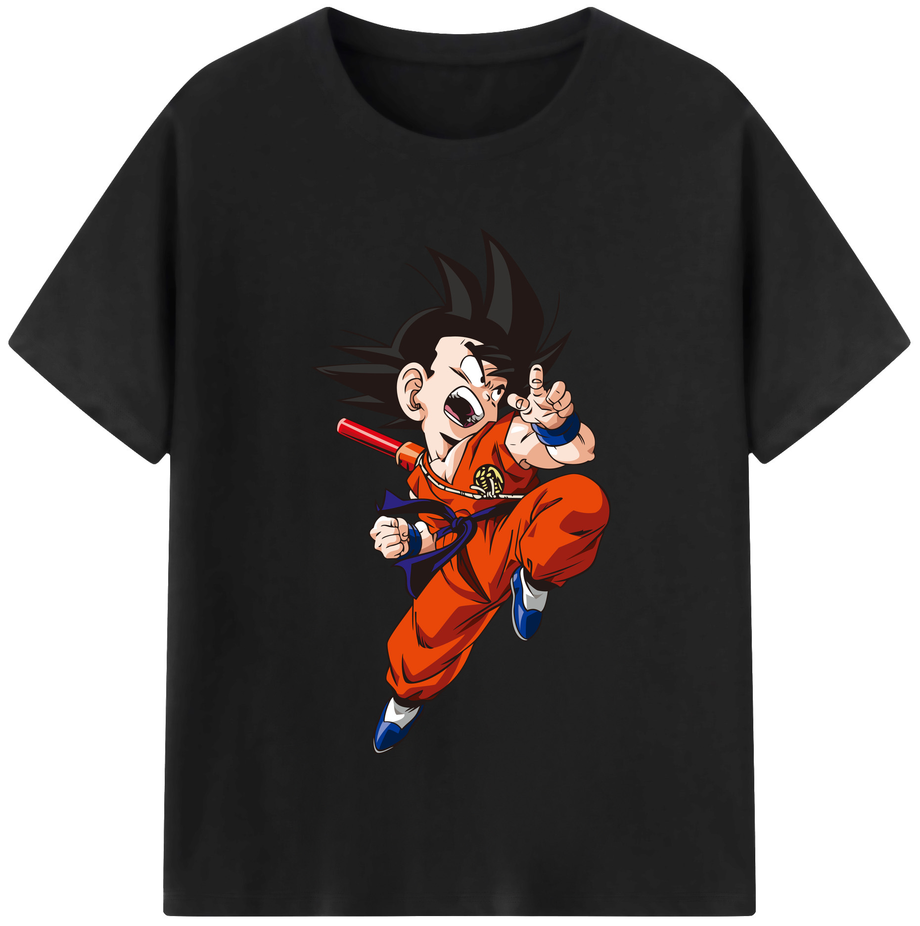 （画像用） ドラゴンボール 孫悟空（そん ごくう）Son Goku カカロット DRAGON BALL Kakarotto 綿100％半袖Tシャツ（フロントプリント）
