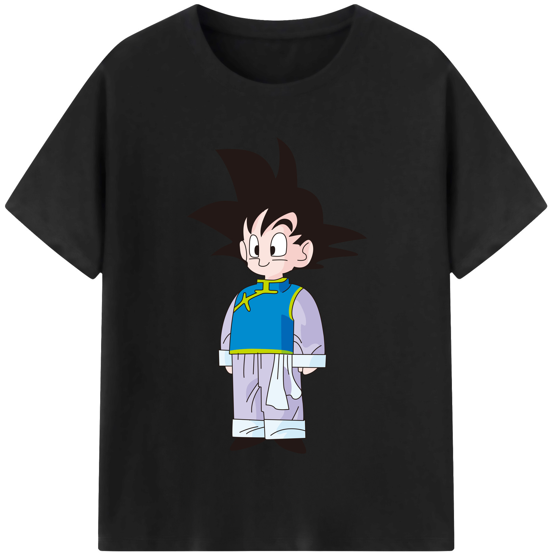 （画像用） ドラゴンボール 孫悟空（そん ごくう）Son Goku カカロット DRAGON BALL Kakarotto 綿100％半袖Tシャツ（フロントプリント）