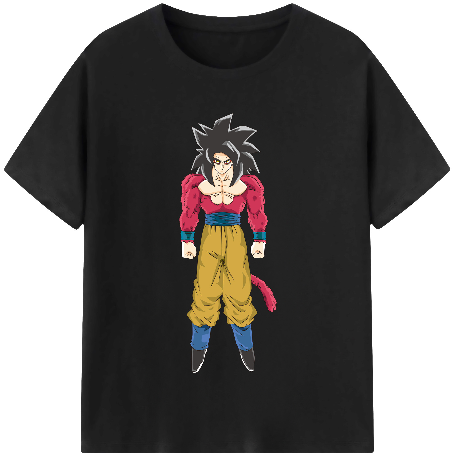 （画像用） ドラゴンボール 孫悟空（そん ごくう）Son Goku カカロット DRAGON BALL Kakarotto 綿100％半袖Tシャツ（フロントプリント）