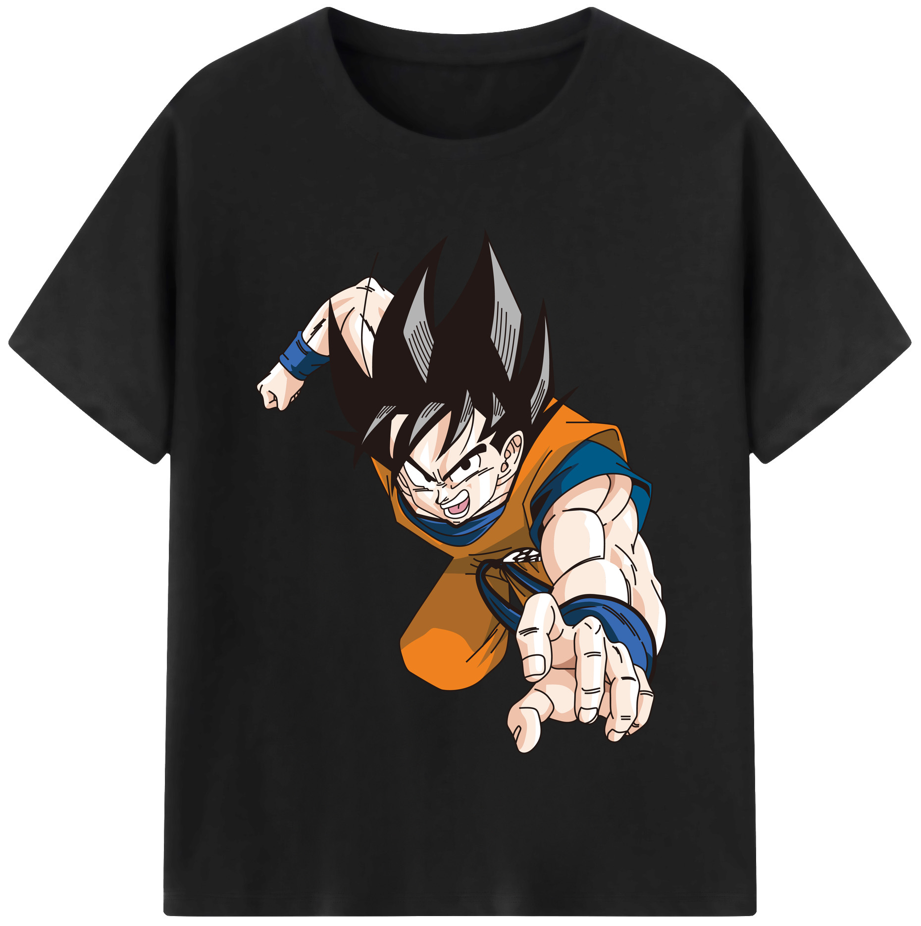 （画像用） ドラゴンボール 孫悟空（そん ごくう）Son Goku カカロット DRAGON BALL Kakarotto 綿100％半袖Tシャツ（フロントプリント）