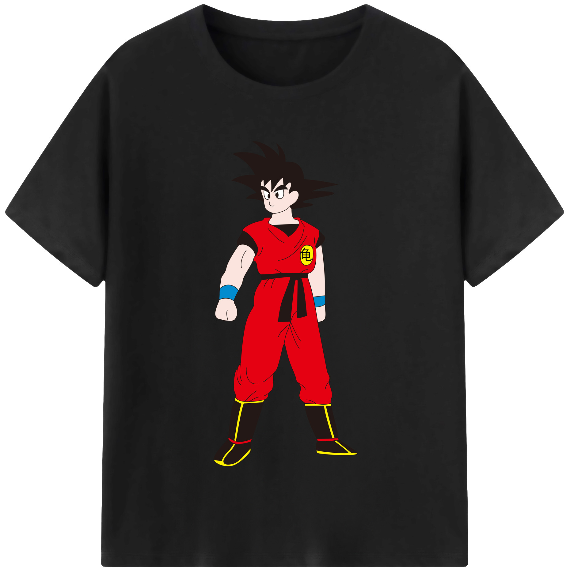 （画像用） ドラゴンボール 孫悟空（そん ごくう）Son Goku カカロット DRAGON BALL Kakarotto 綿100％半袖Tシャツ（フロントプリント）