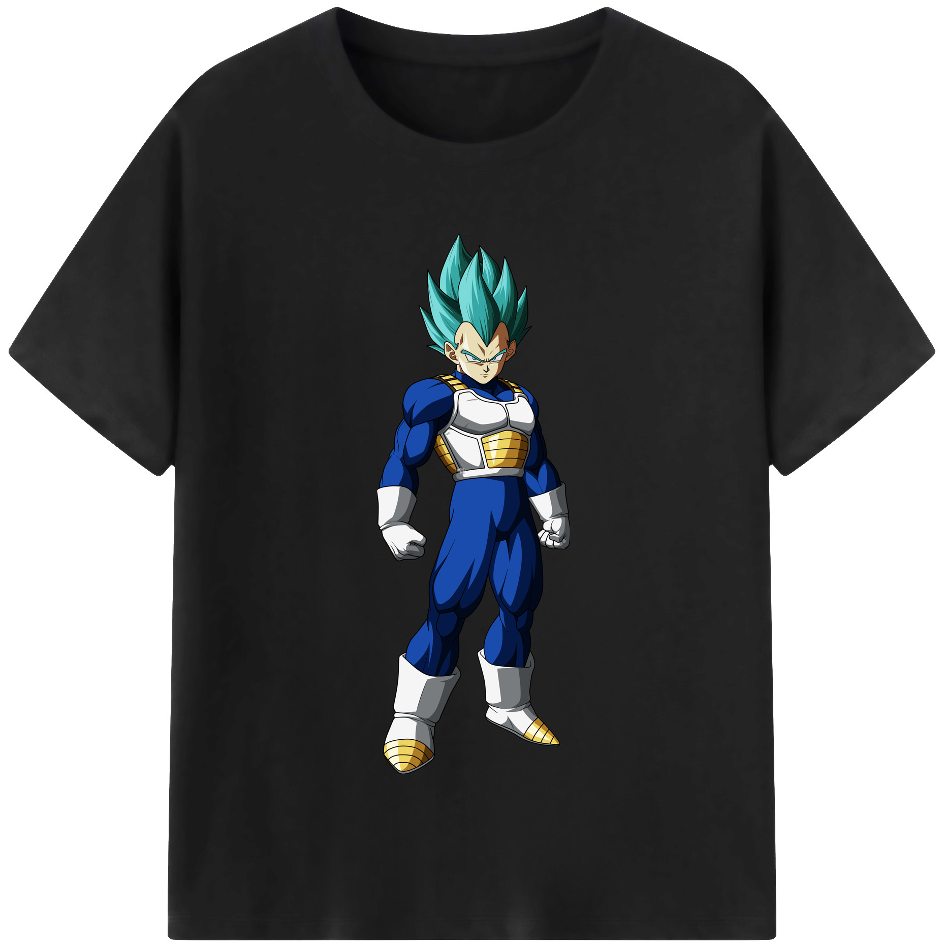 （画像用） ドラゴンボール ベジータ四世（Bejīta Yonsei）DRAGON BALL Vegeta IV 綿100％半袖Tシャツ（フロントプリント）