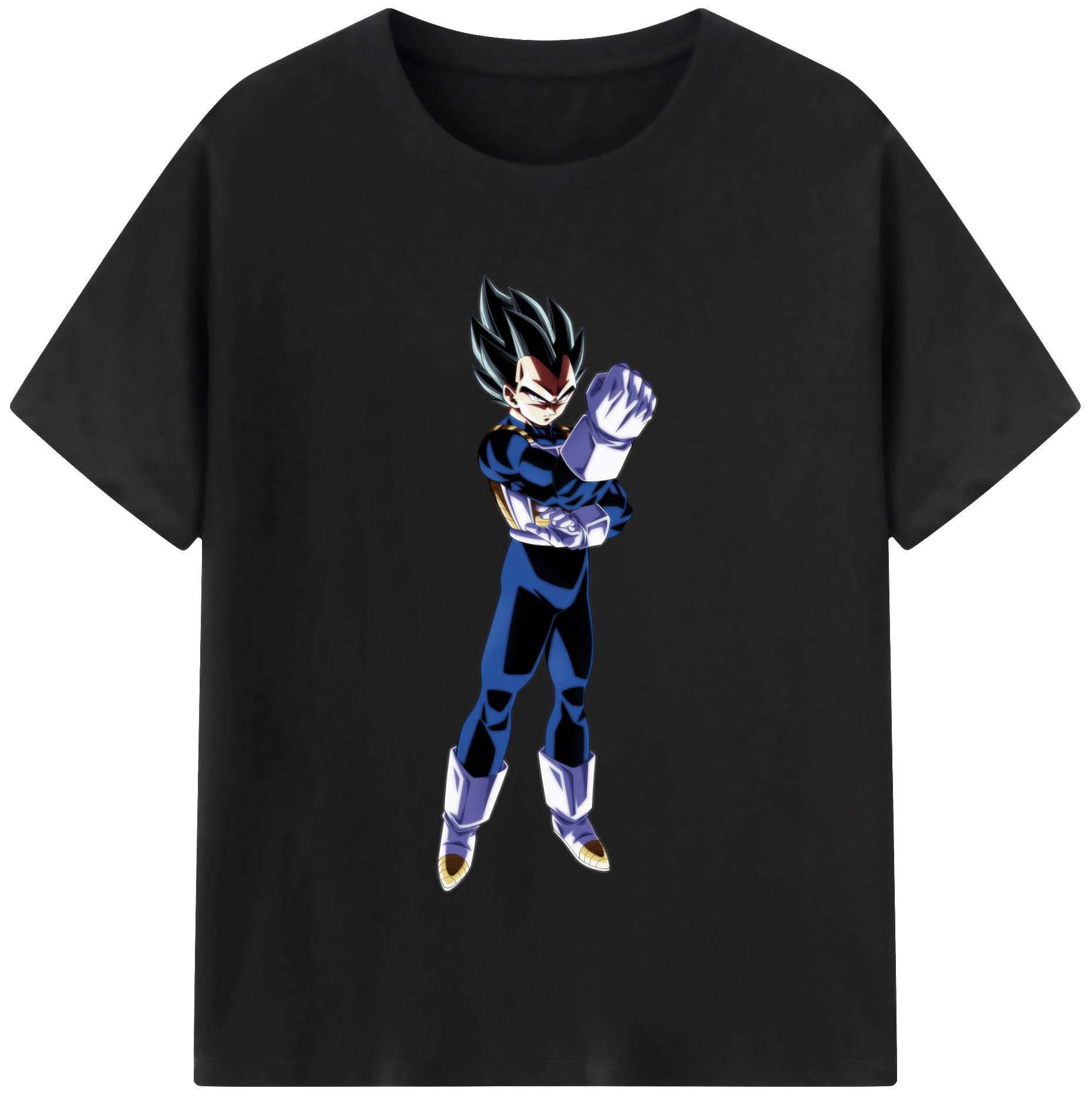 （画像用） ドラゴンボール ベジータ四世（Bejīta Yonsei）DRAGON BALL Vegeta IV 綿100％半袖Tシャツ（フロントプリント）