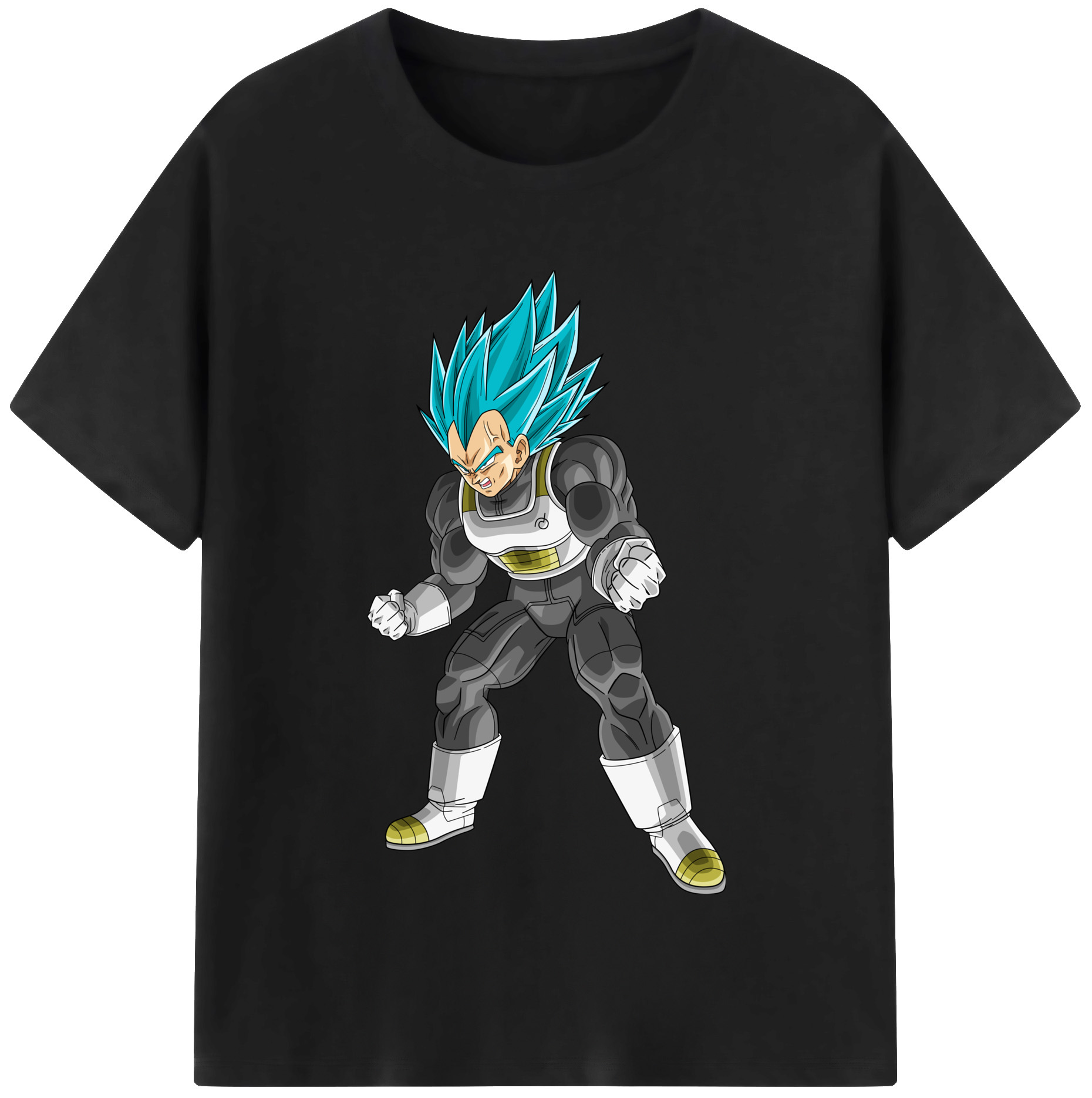 （画像用） ドラゴンボール ベジータ四世（Bejīta Yonsei）DRAGON BALL Vegeta IV 綿100％半袖Tシャツ（フロントプリント）
