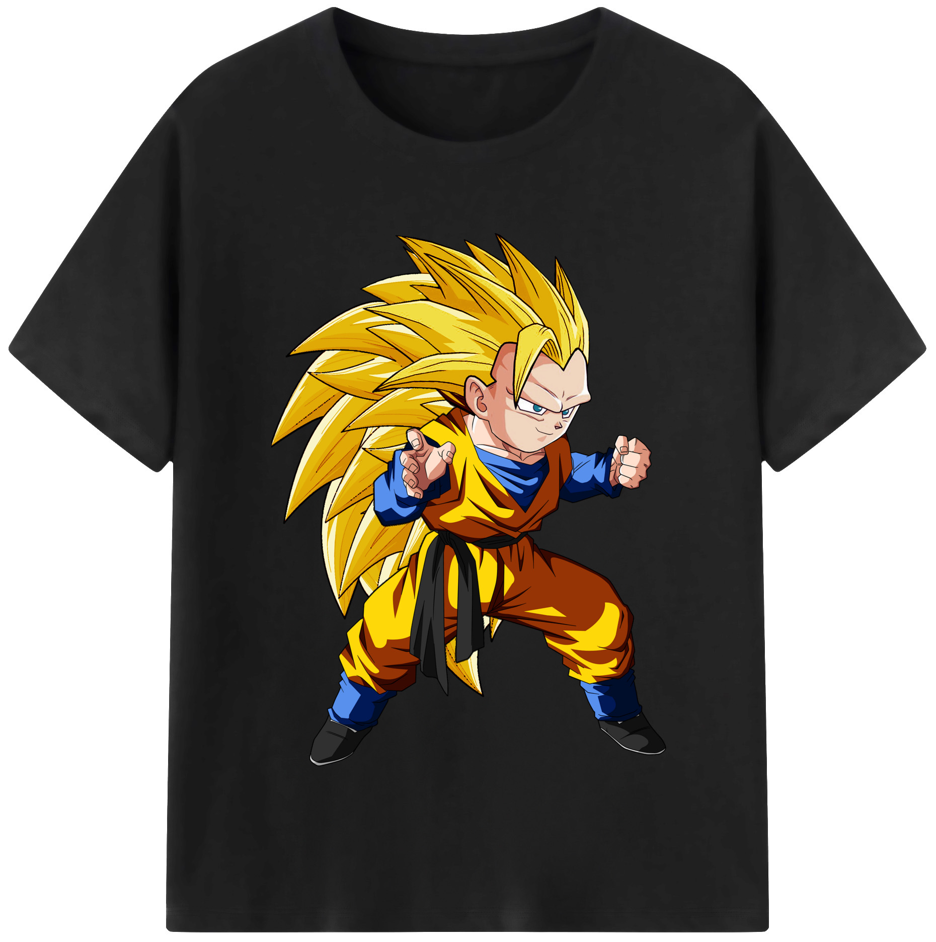 （画像用） ドラゴンボール ベジータ四世（Bejīta Yonsei）DRAGON BALL Vegeta IV 綿100％半袖Tシャツ（フロントプリント）