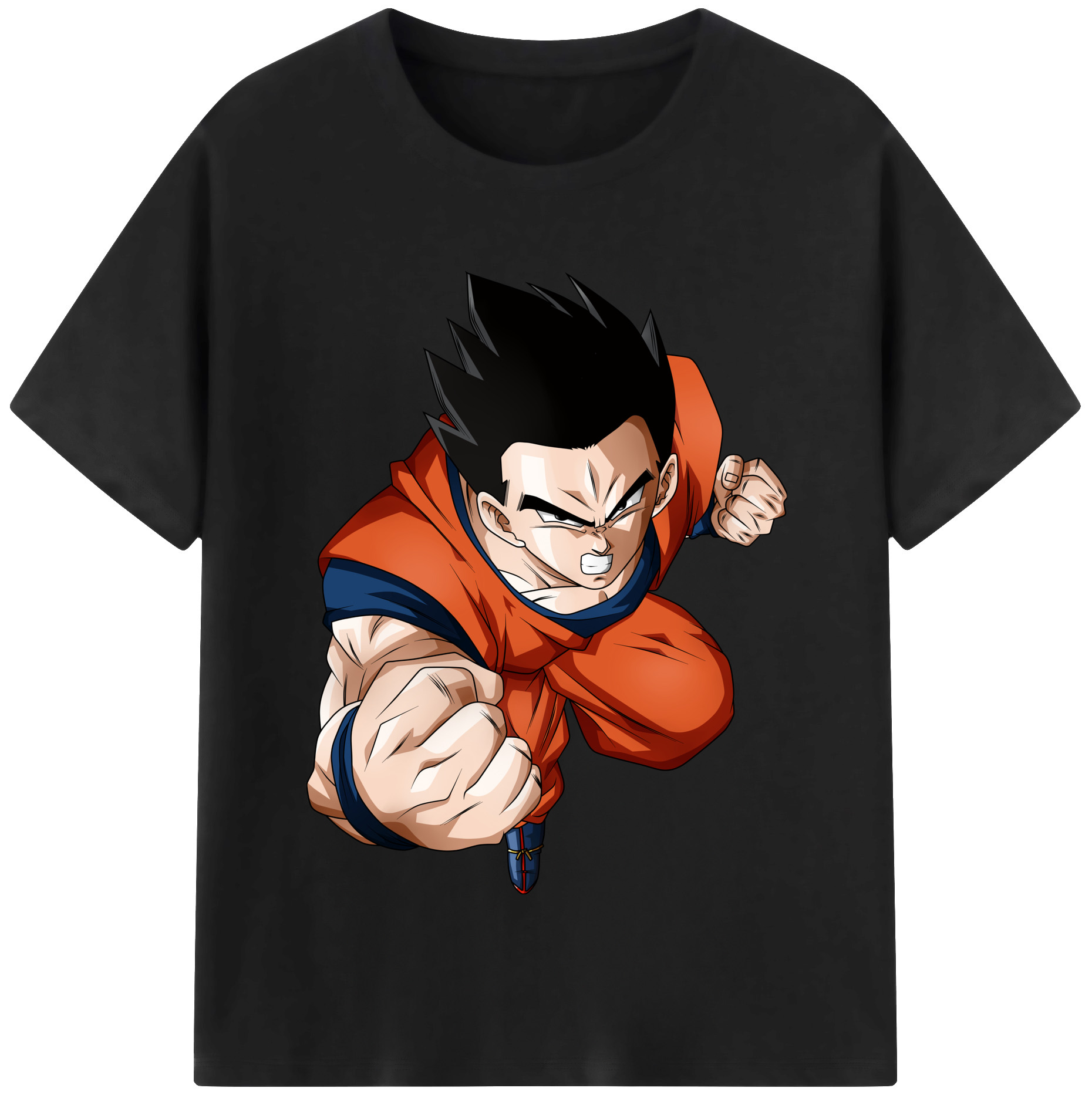 （画像用） ドラゴンボール 孫 悟飯（そんごはん）DRAGON BALL Son Gohan 綿100％半袖Tシャツ（フロントプリント）