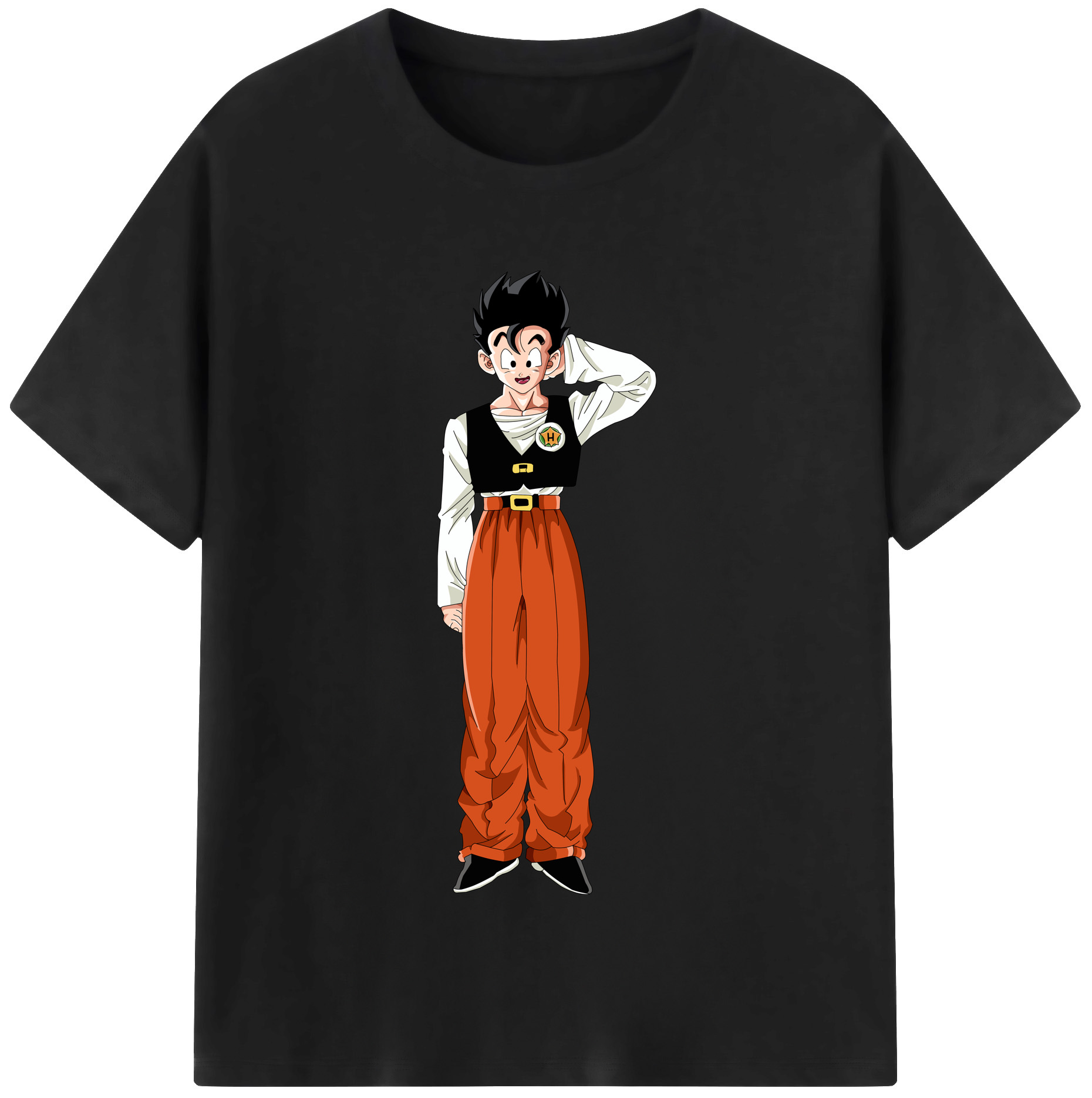 （画像用） ドラゴンボール 孫 悟飯（そんごはん）DRAGON BALL Son Gohan 綿100％半袖Tシャツ（フロントプリント）
