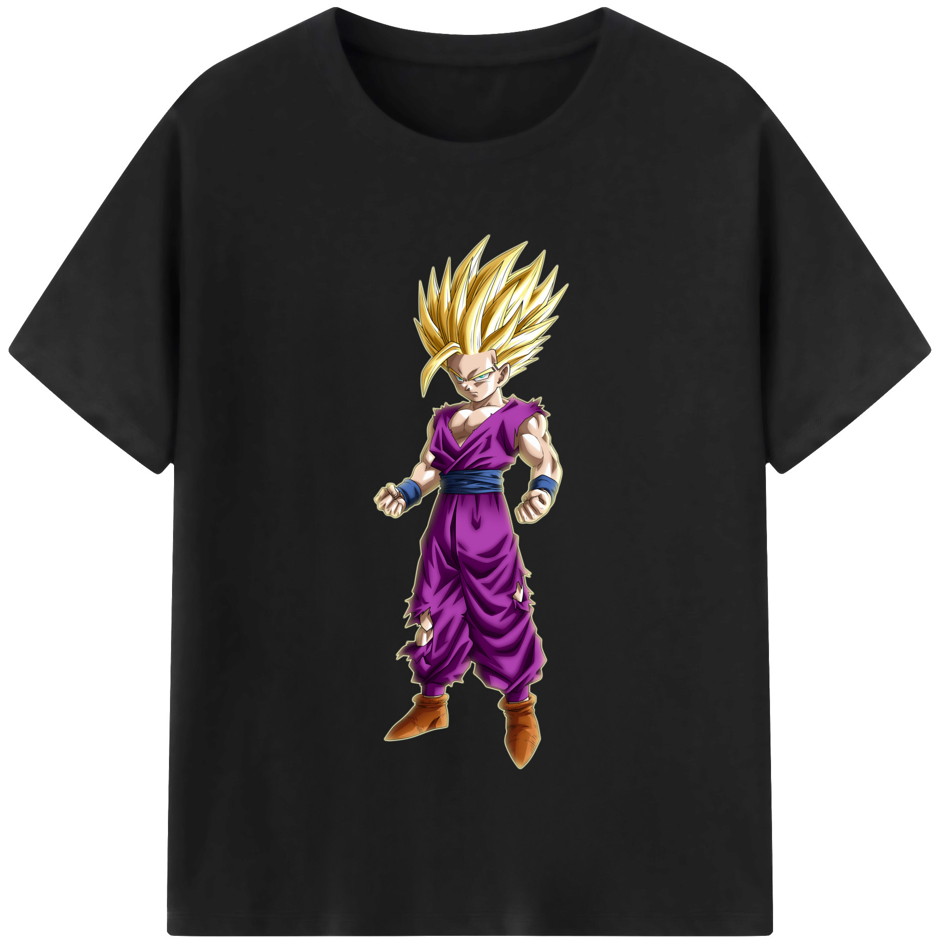 （画像用） ドラゴンボール 孫 悟飯（そんごはん）DRAGON BALL Son Gohan 綿100％半袖Tシャツ（フロントプリント）
