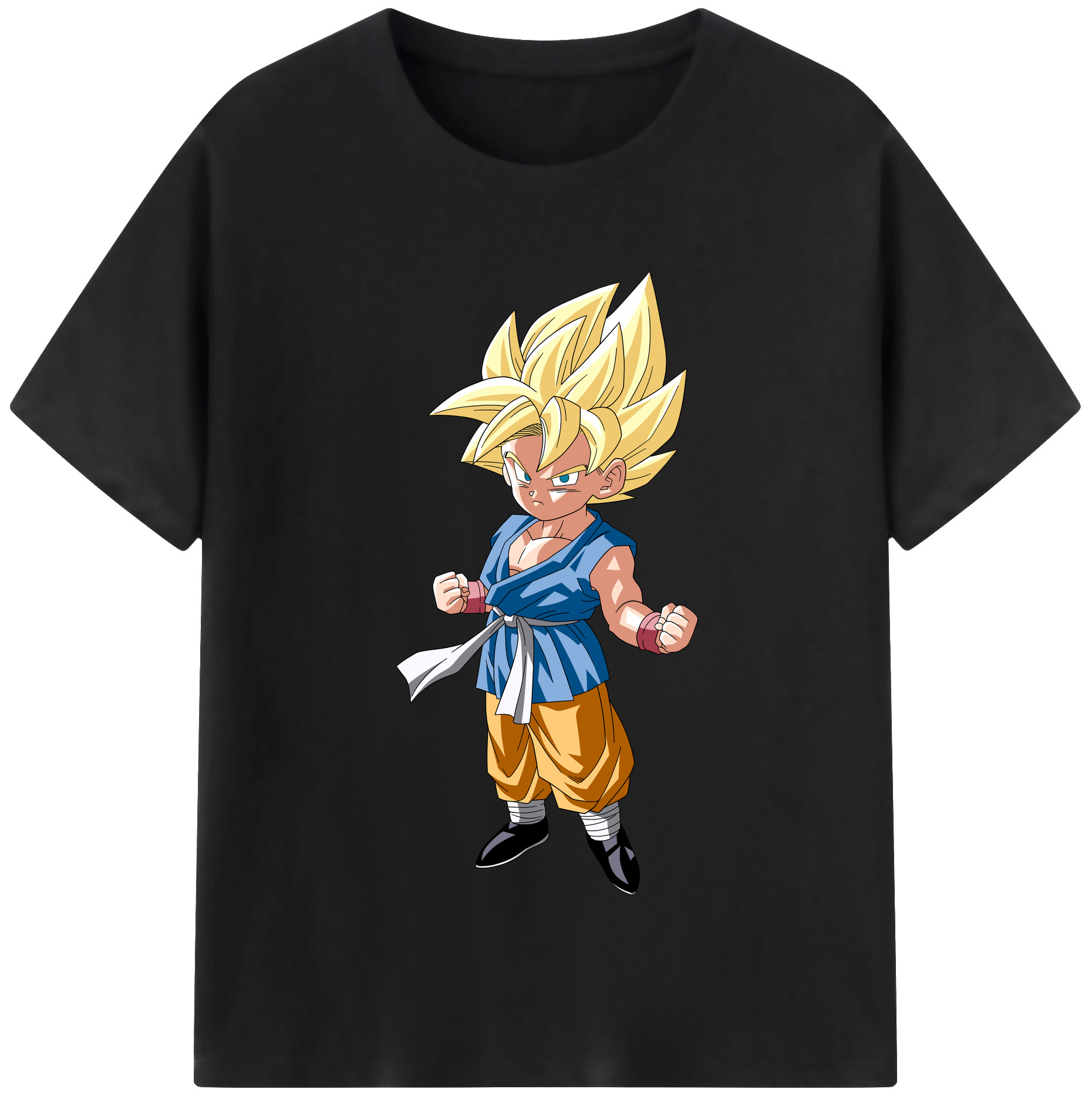 （画像用） ドラゴンボール 孫 悟飯（そんごはん）DRAGON BALL Son Gohan 綿100％半袖Tシャツ（フロントプリント）
